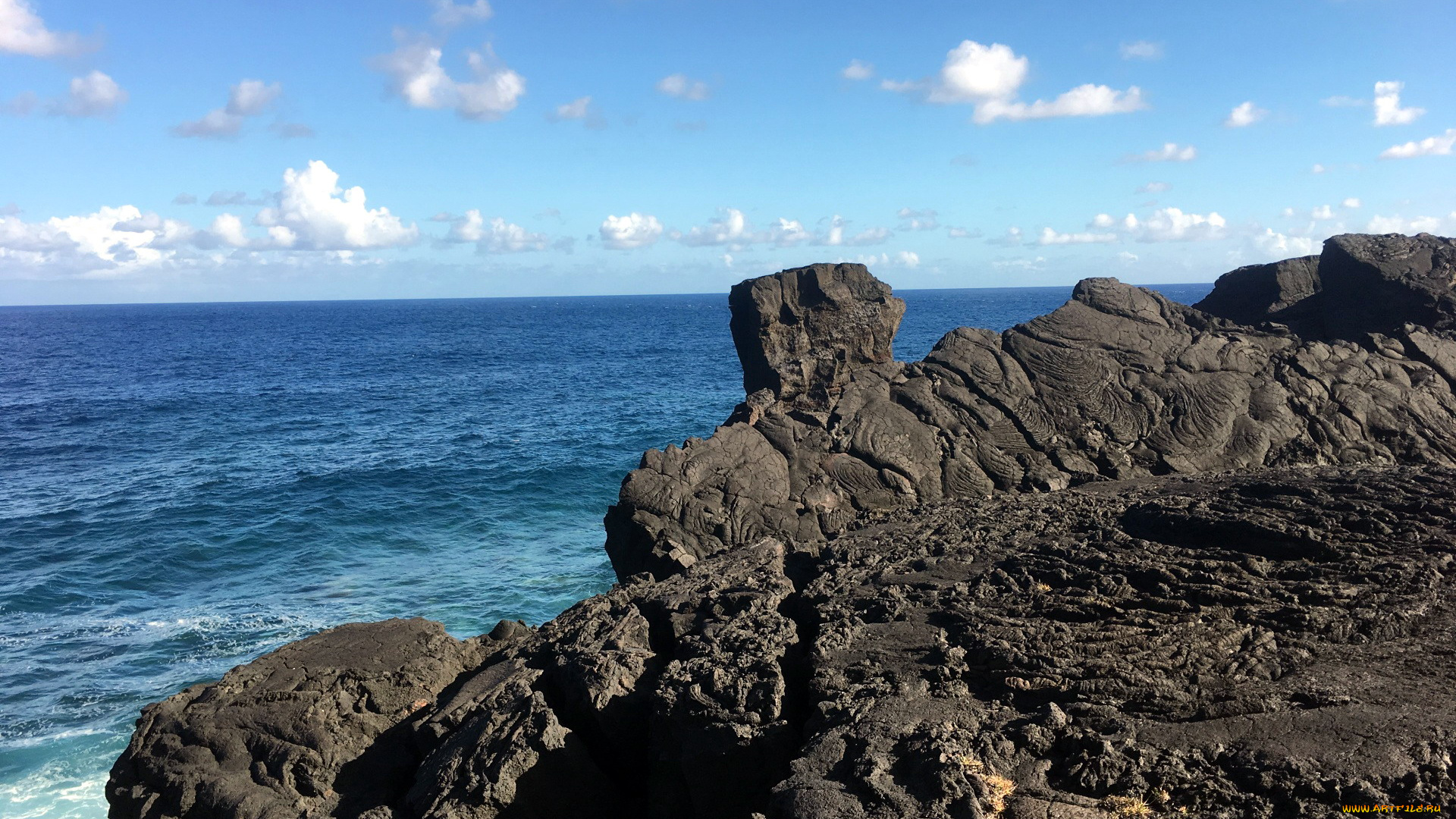 природа, побережье, скалы, море