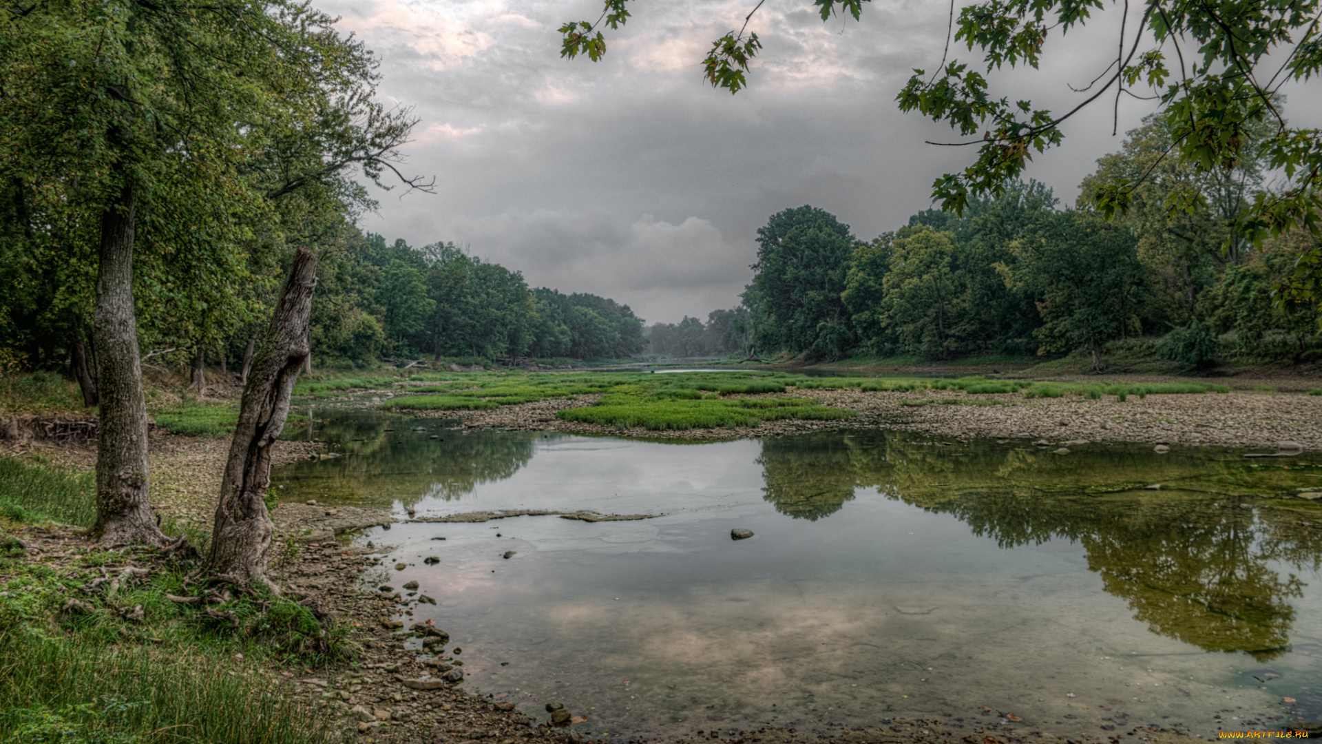 природа, реки, озера, простор