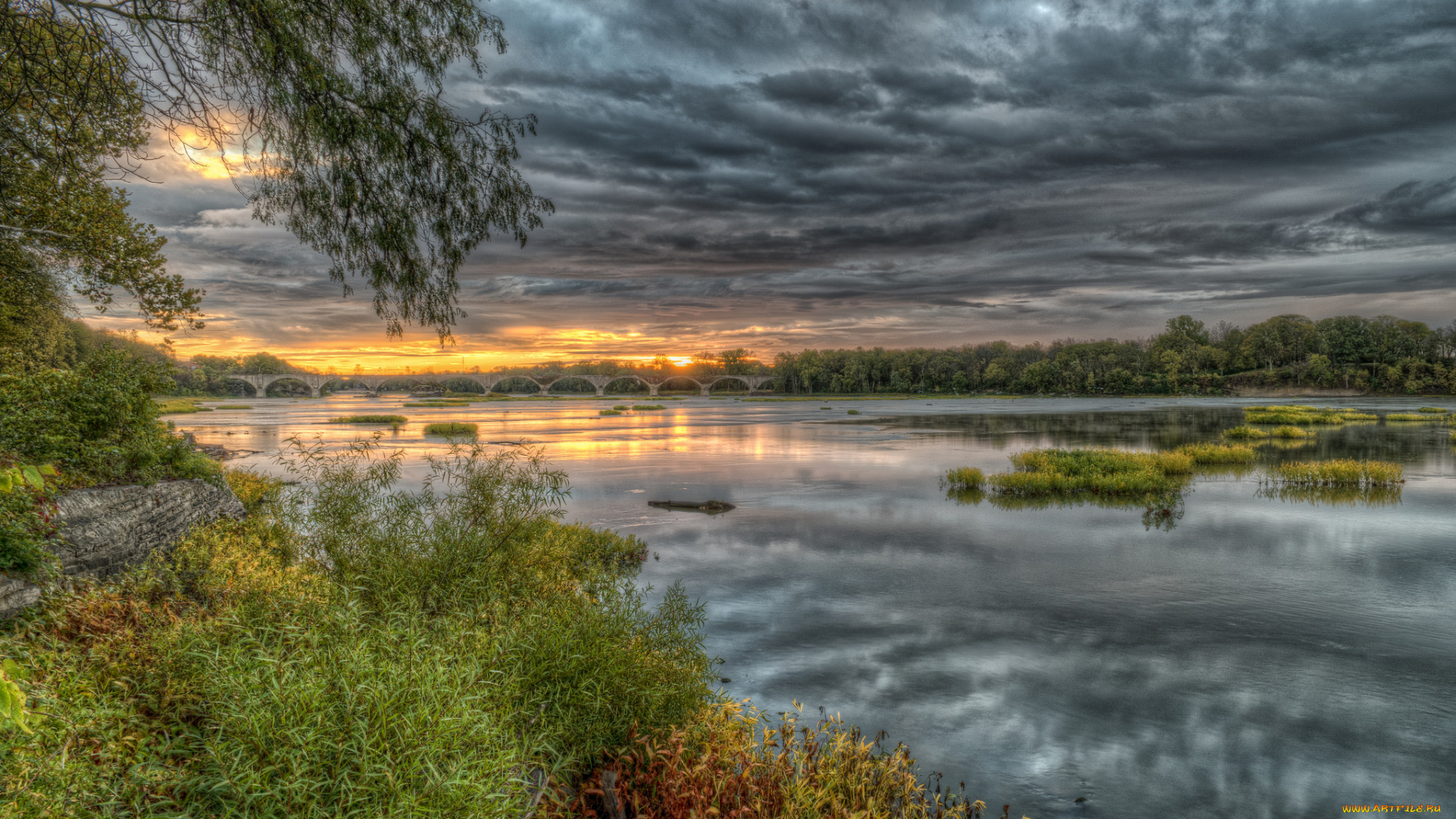 природа, реки, озера, простор