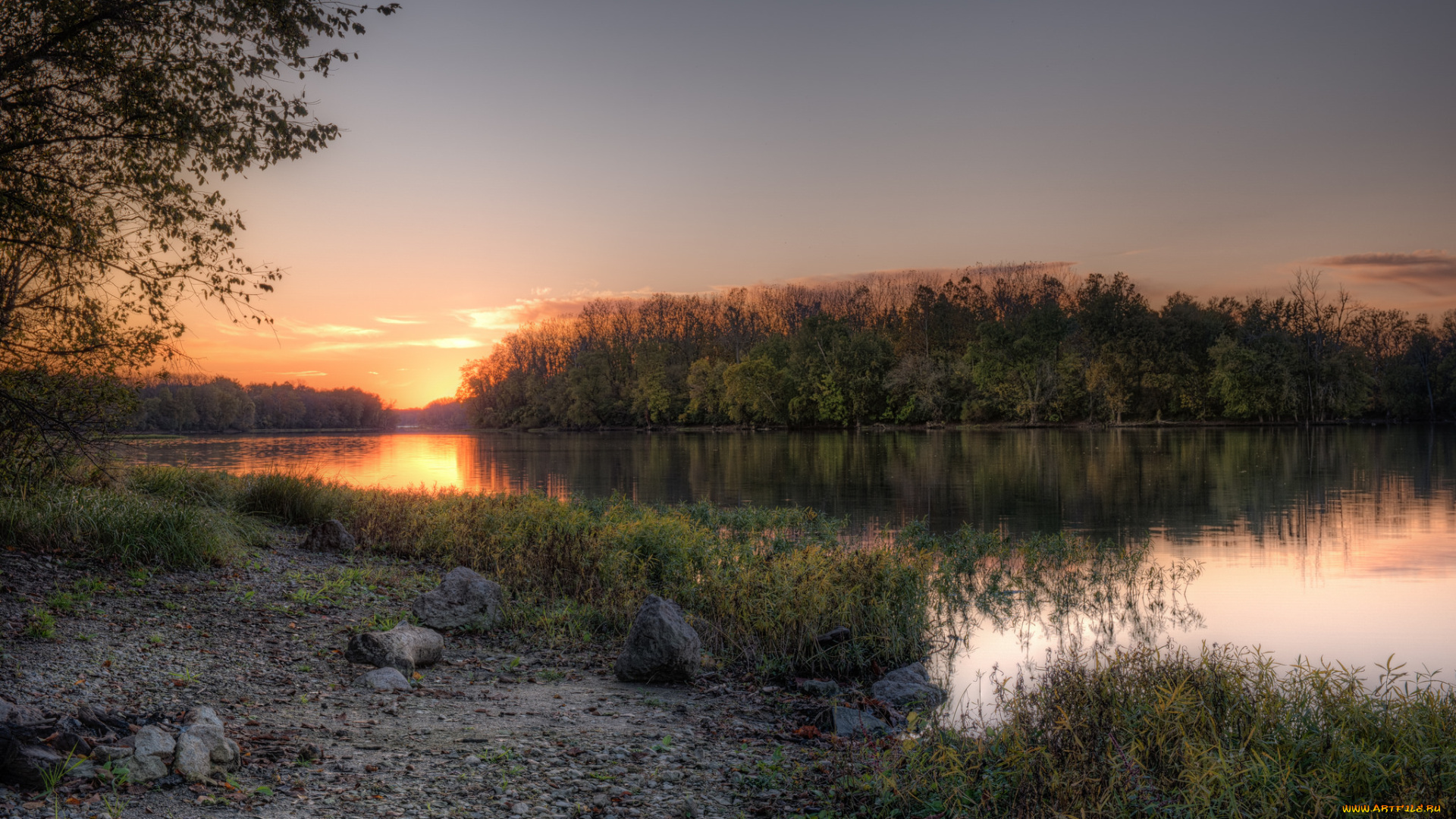 природа, реки, озера, простор