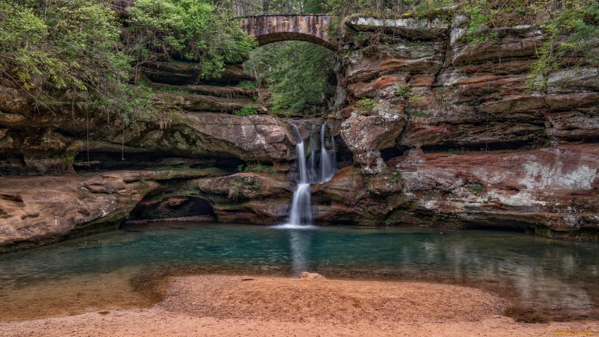природа, водопады, простор