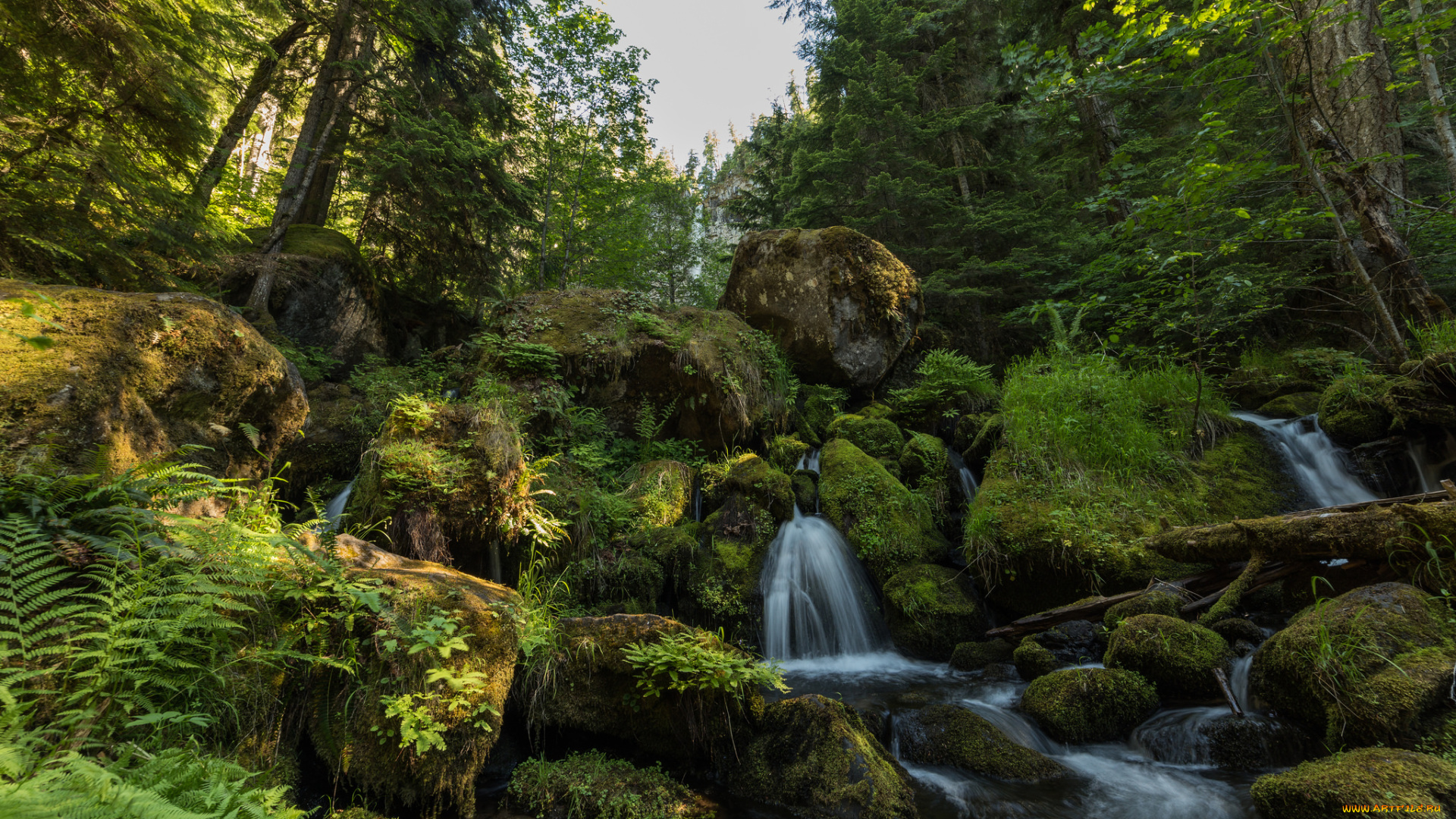 природа, водопады, простор