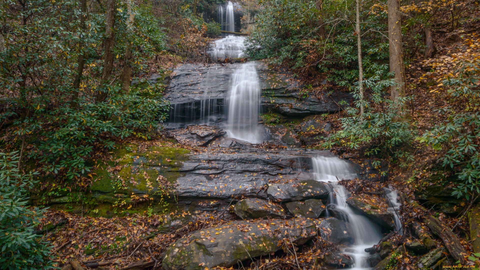 природа, водопады, простор