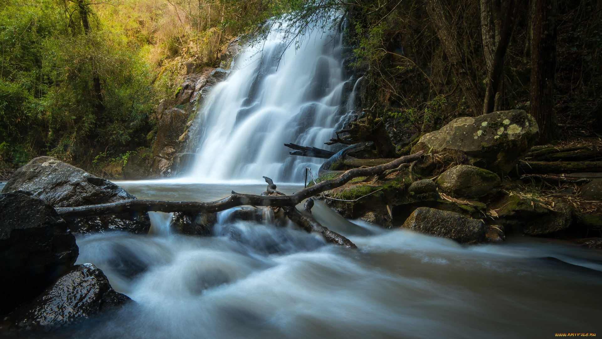 природа, водопады, простор