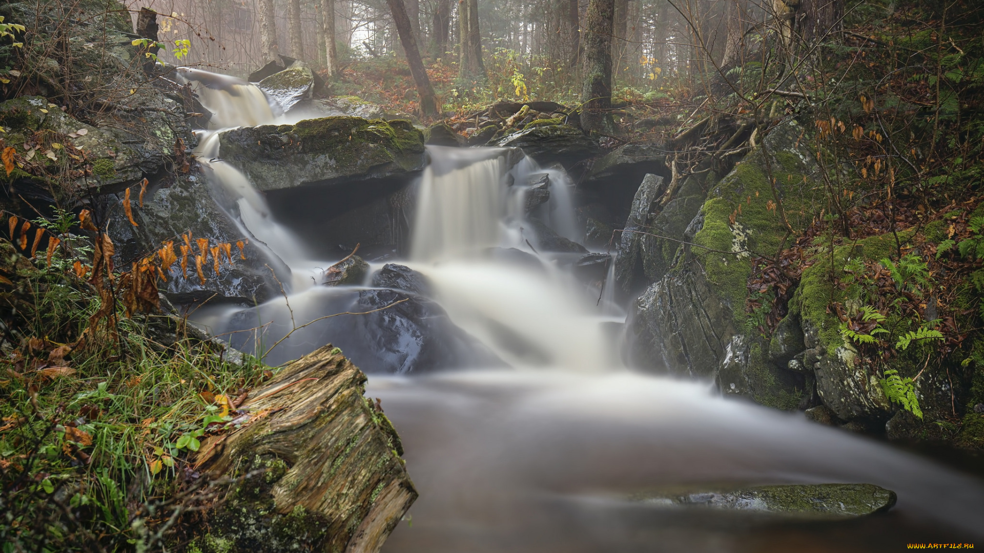 природа, водопады, простор