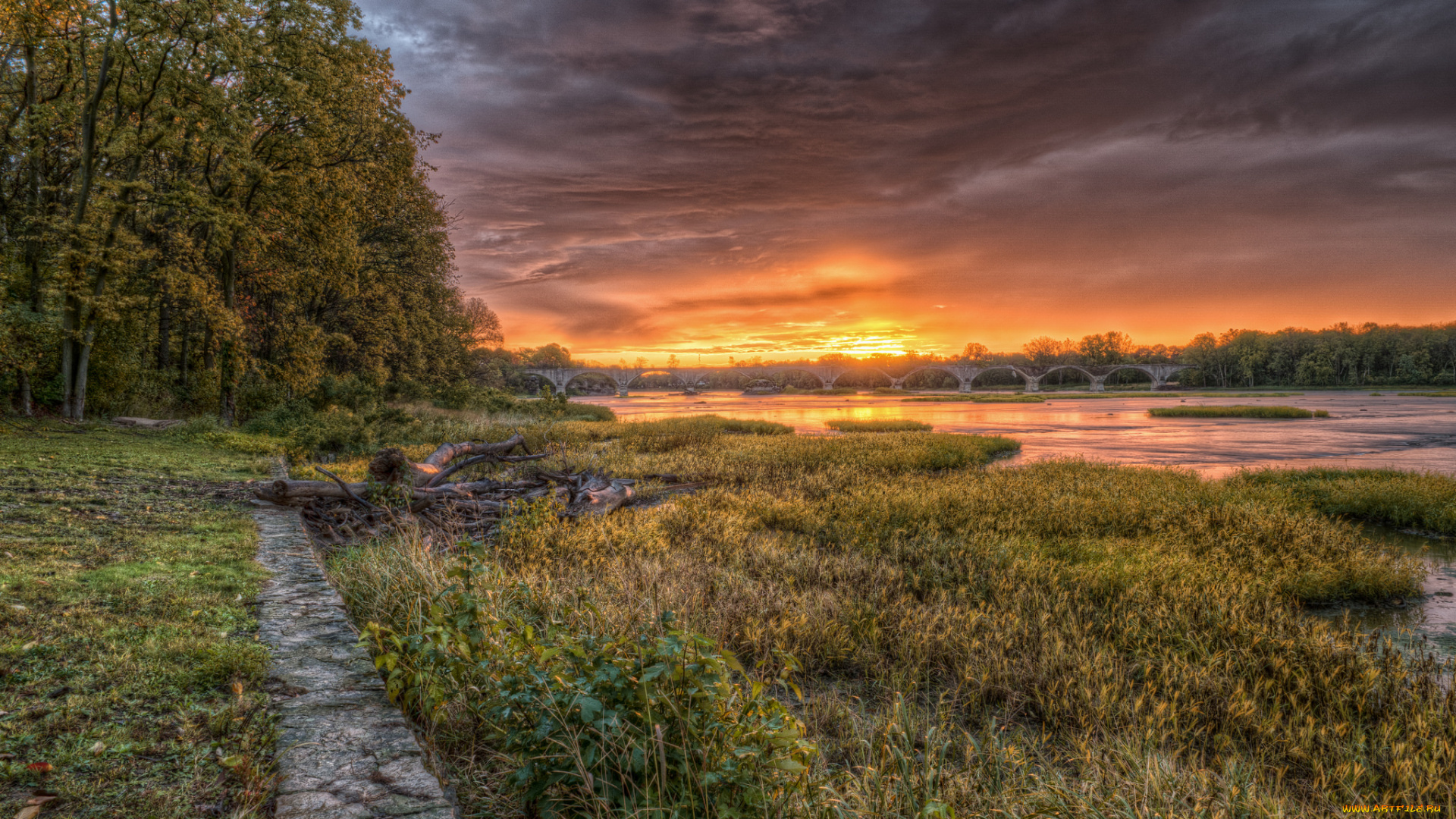 природа, восходы, закаты, простор