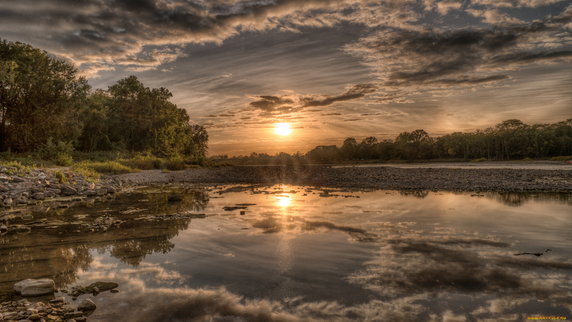 природа, восходы, закаты, простор