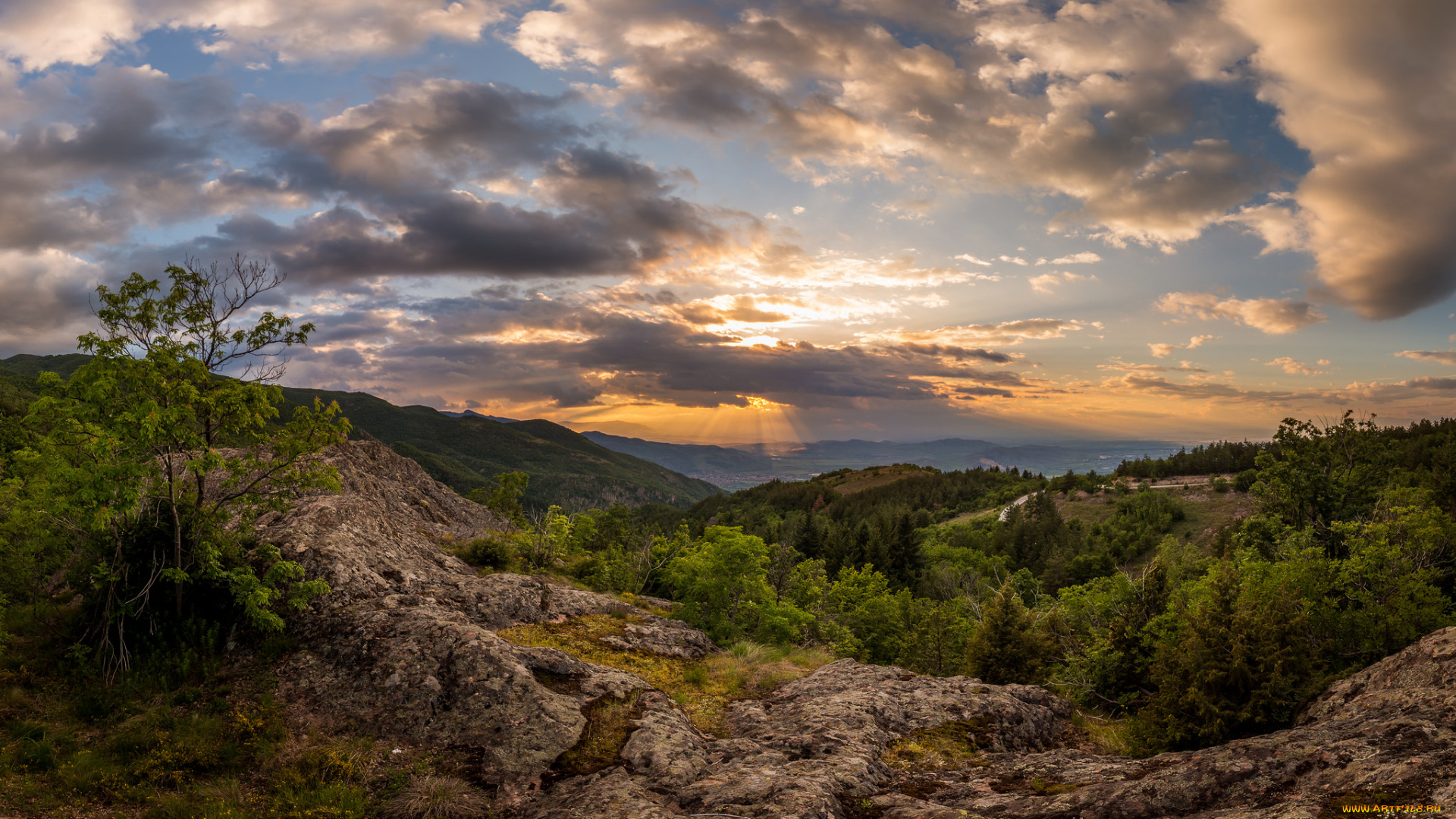 природа, восходы, закаты, простор