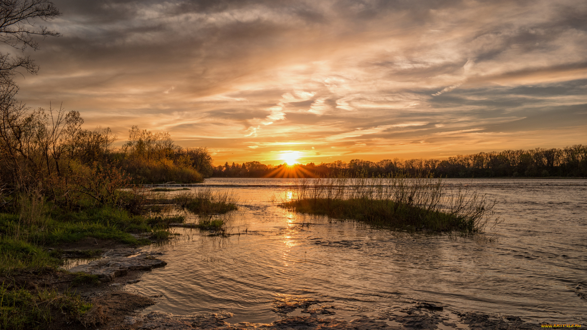 природа, восходы, закаты, простор
