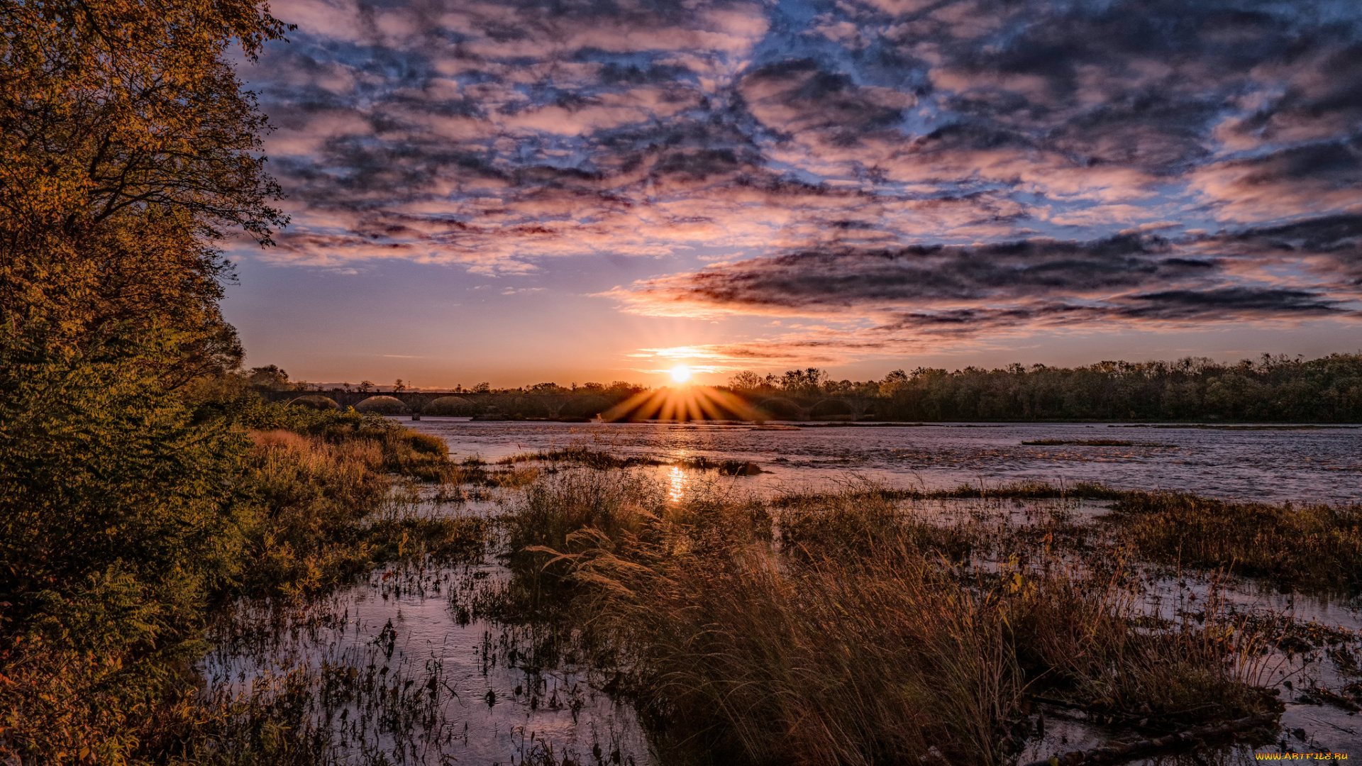 природа, восходы, закаты, простор