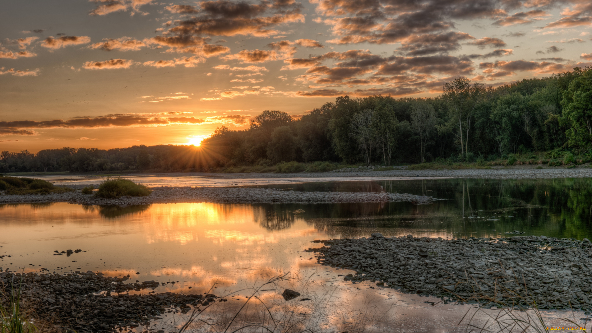 природа, восходы, закаты, простор