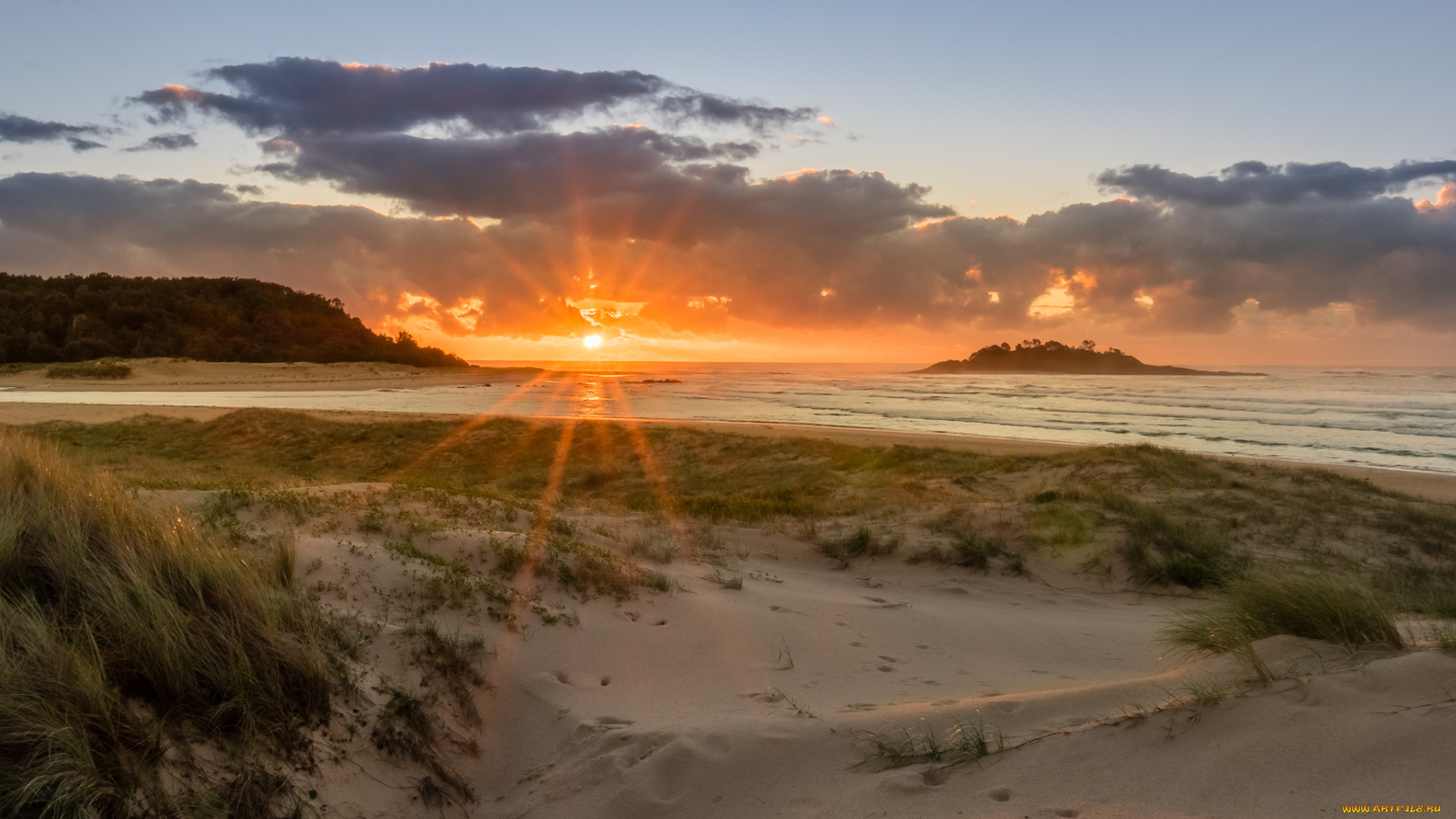 природа, восходы, закаты, простор