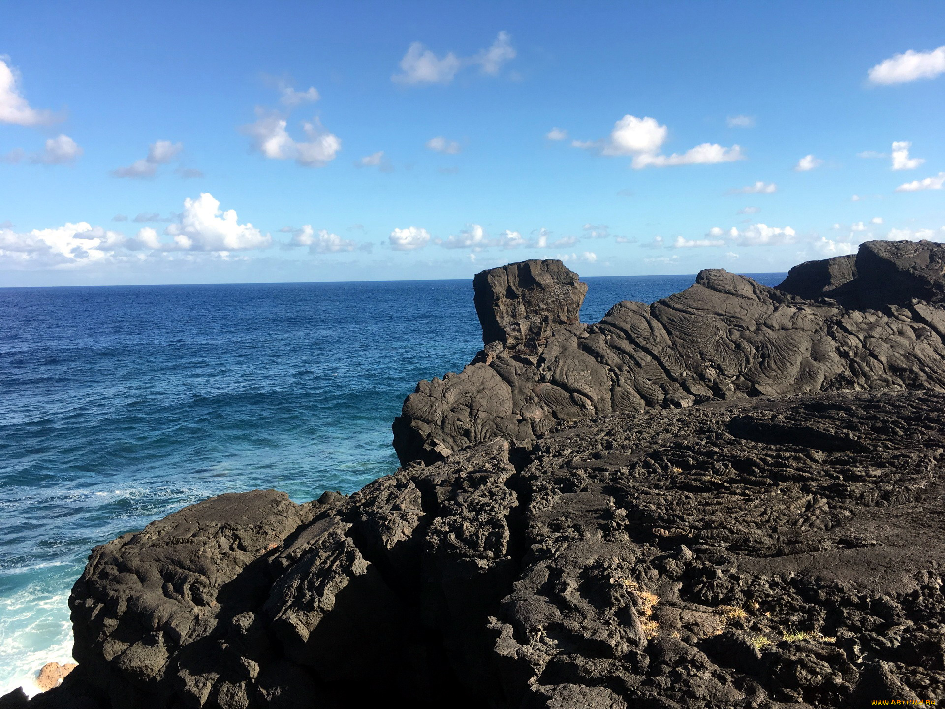 природа, побережье, скалы, море