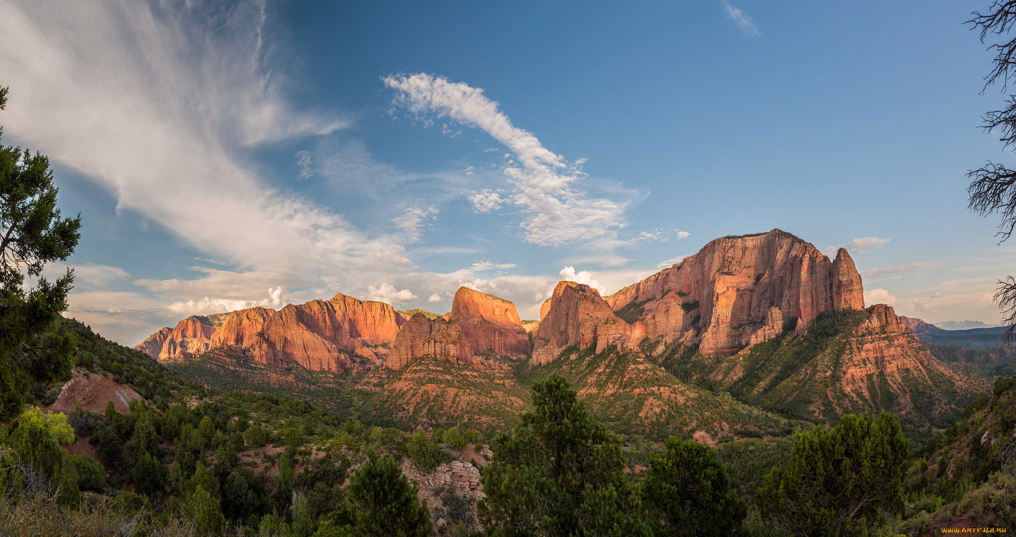 природа, горы, простор