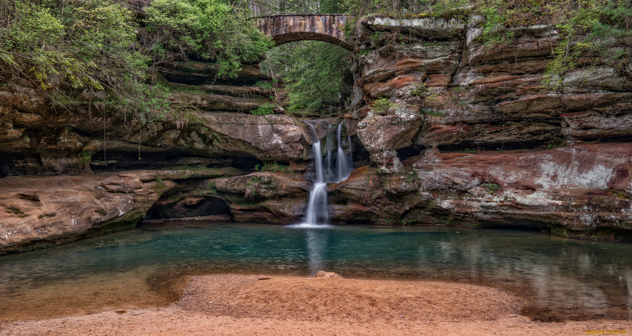 природа, водопады, простор
