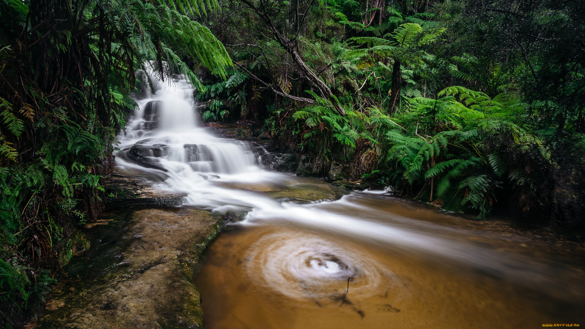 природа, водопады, простор