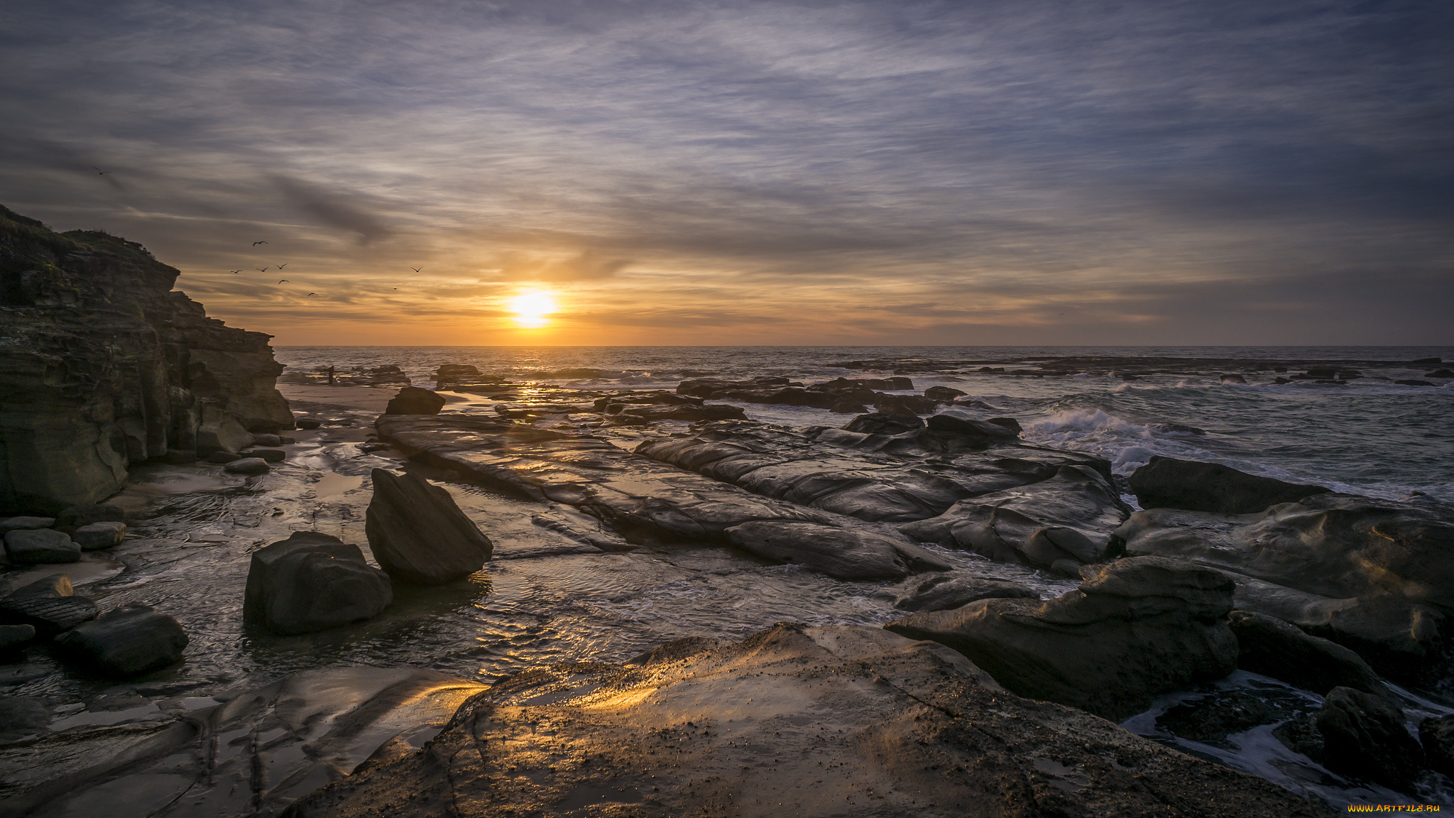 природа, восходы, закаты, простор