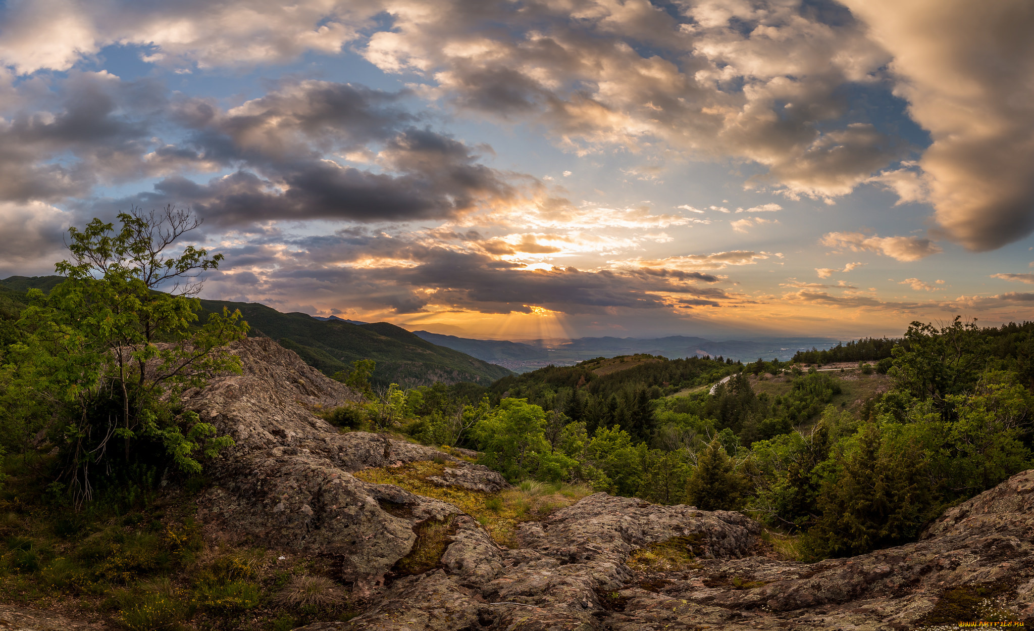 природа, восходы, закаты, простор