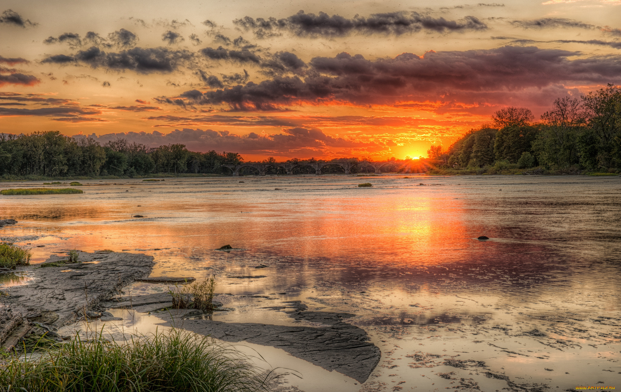 природа, восходы, закаты, простор