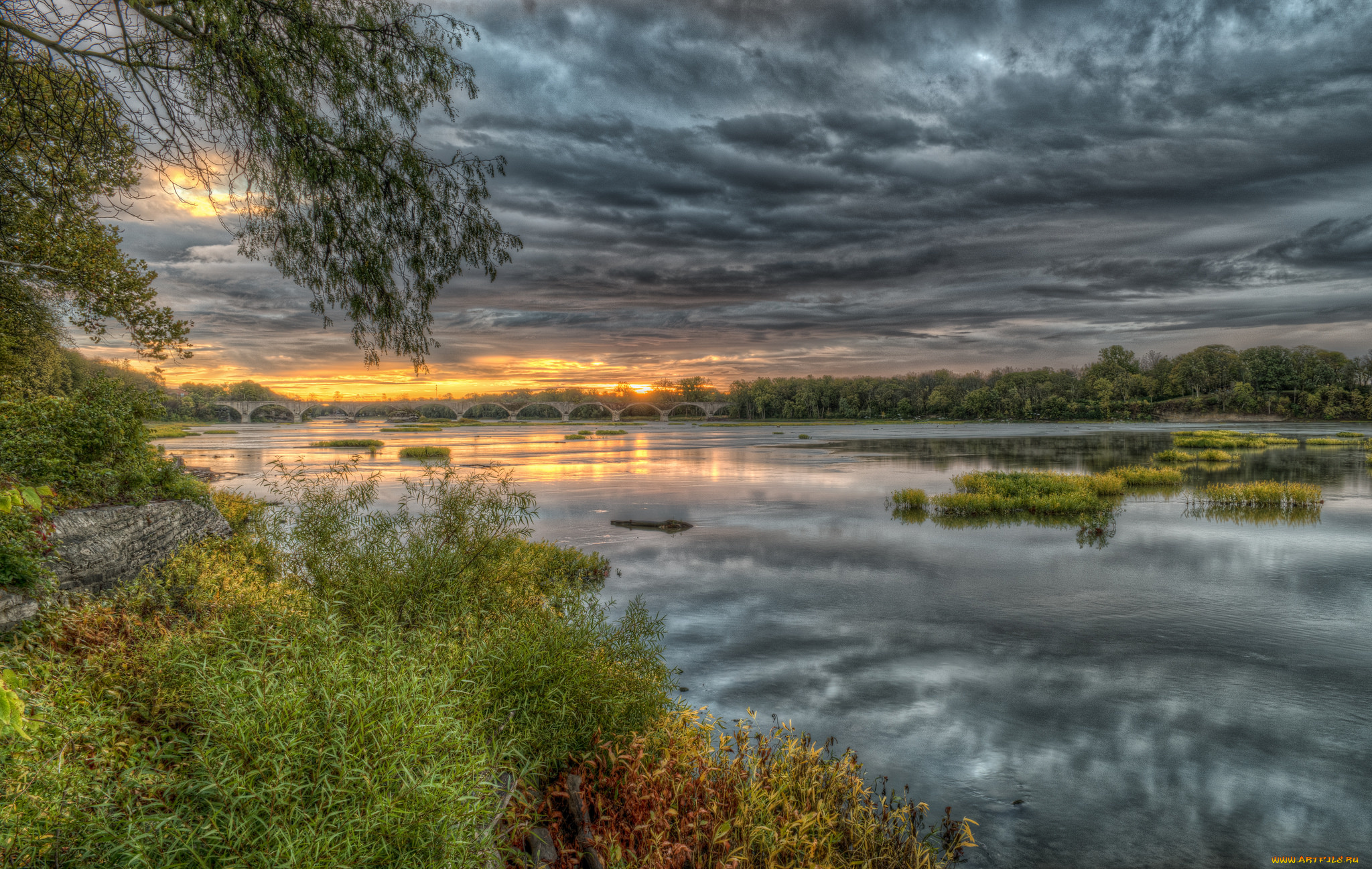 природа, реки, озера, простор