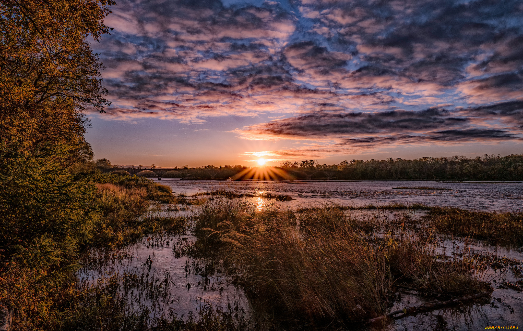 природа, восходы, закаты, простор