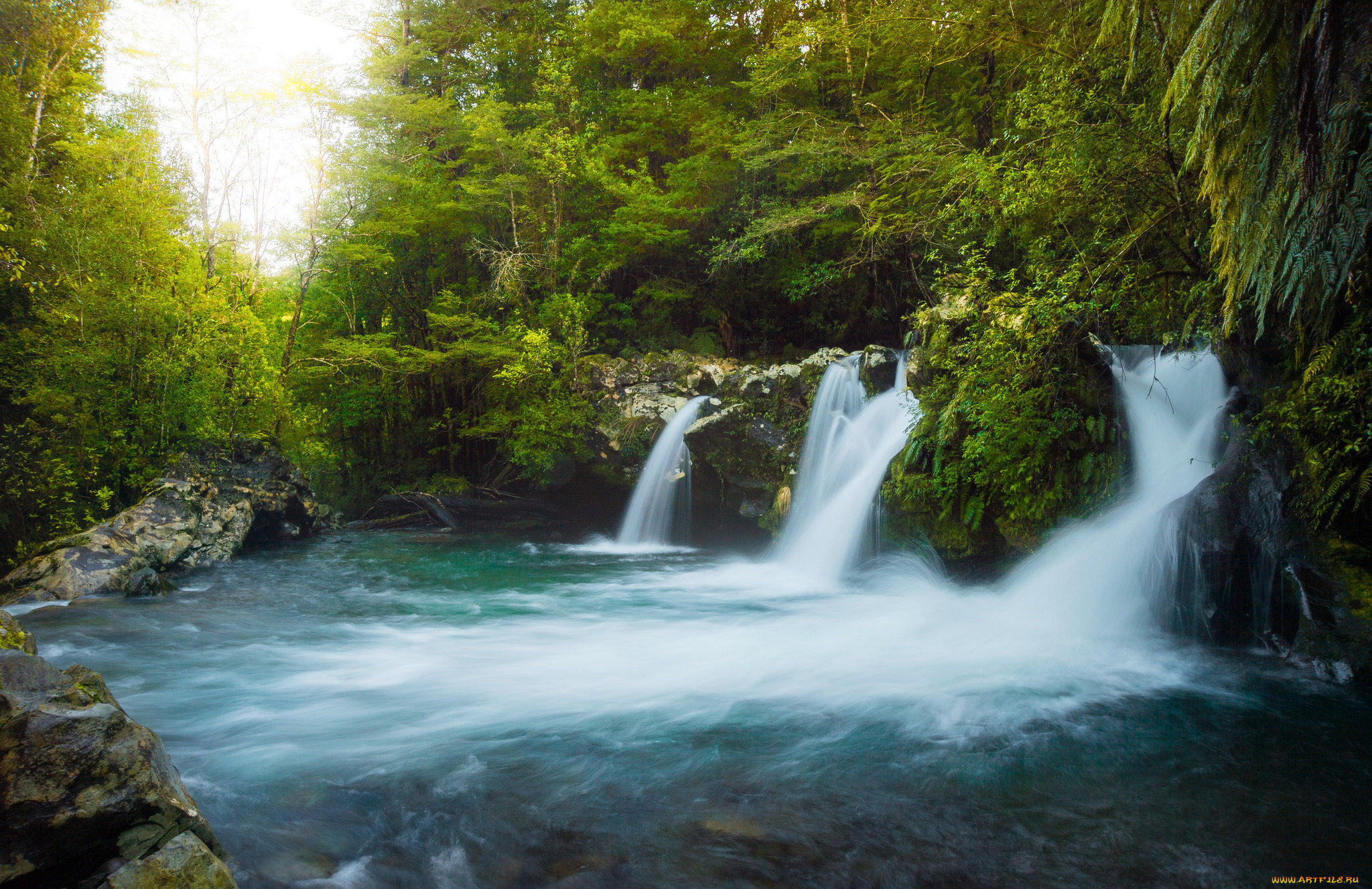 природа, водопады, простор