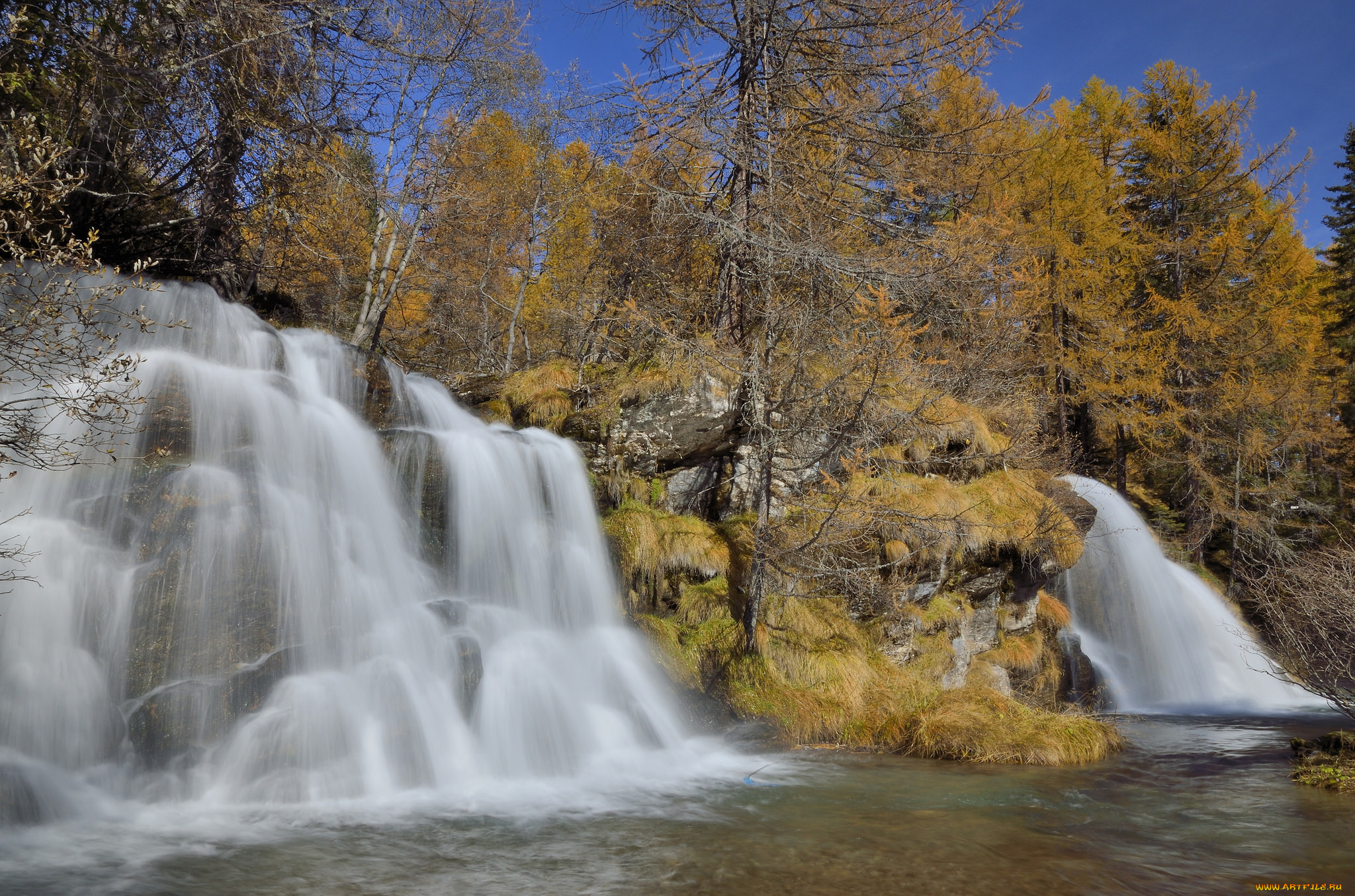 природа, водопады, простор
