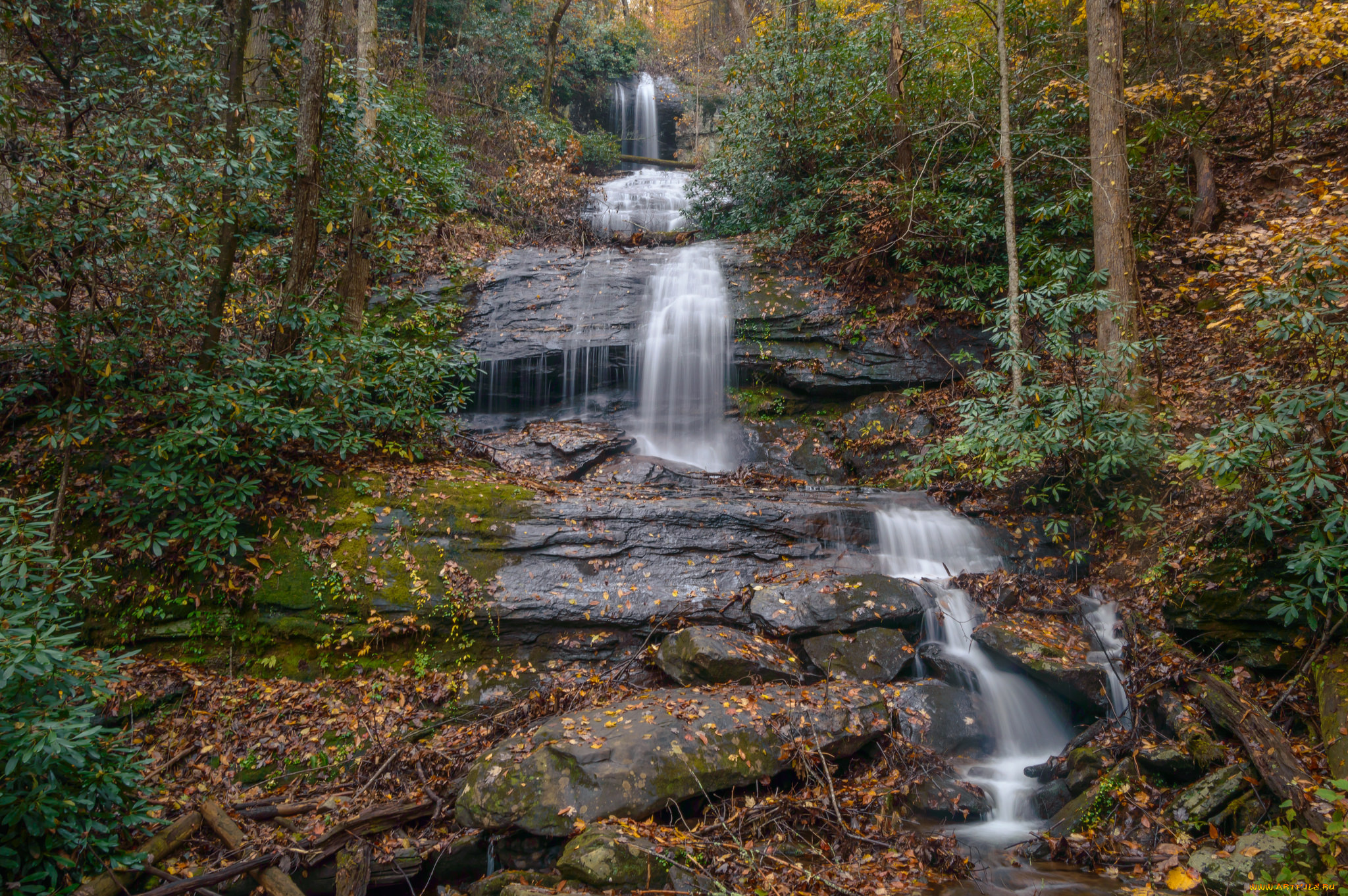 природа, водопады, простор