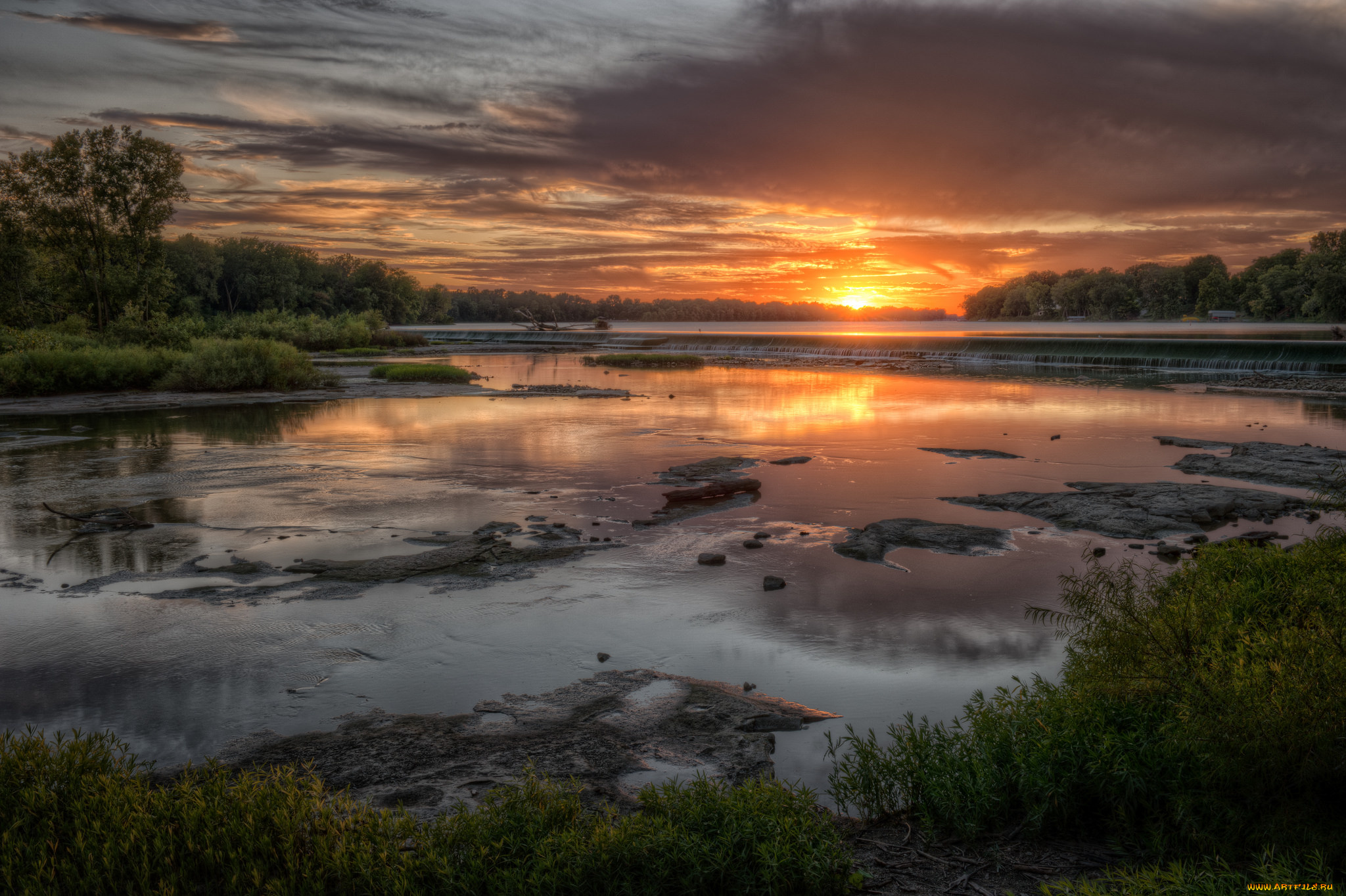 природа, восходы, закаты, простор