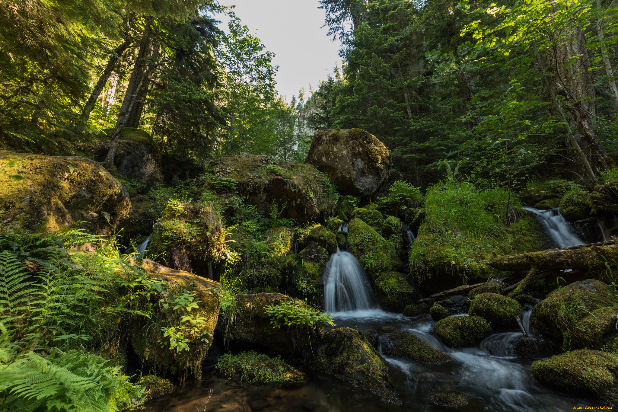 природа, водопады, простор