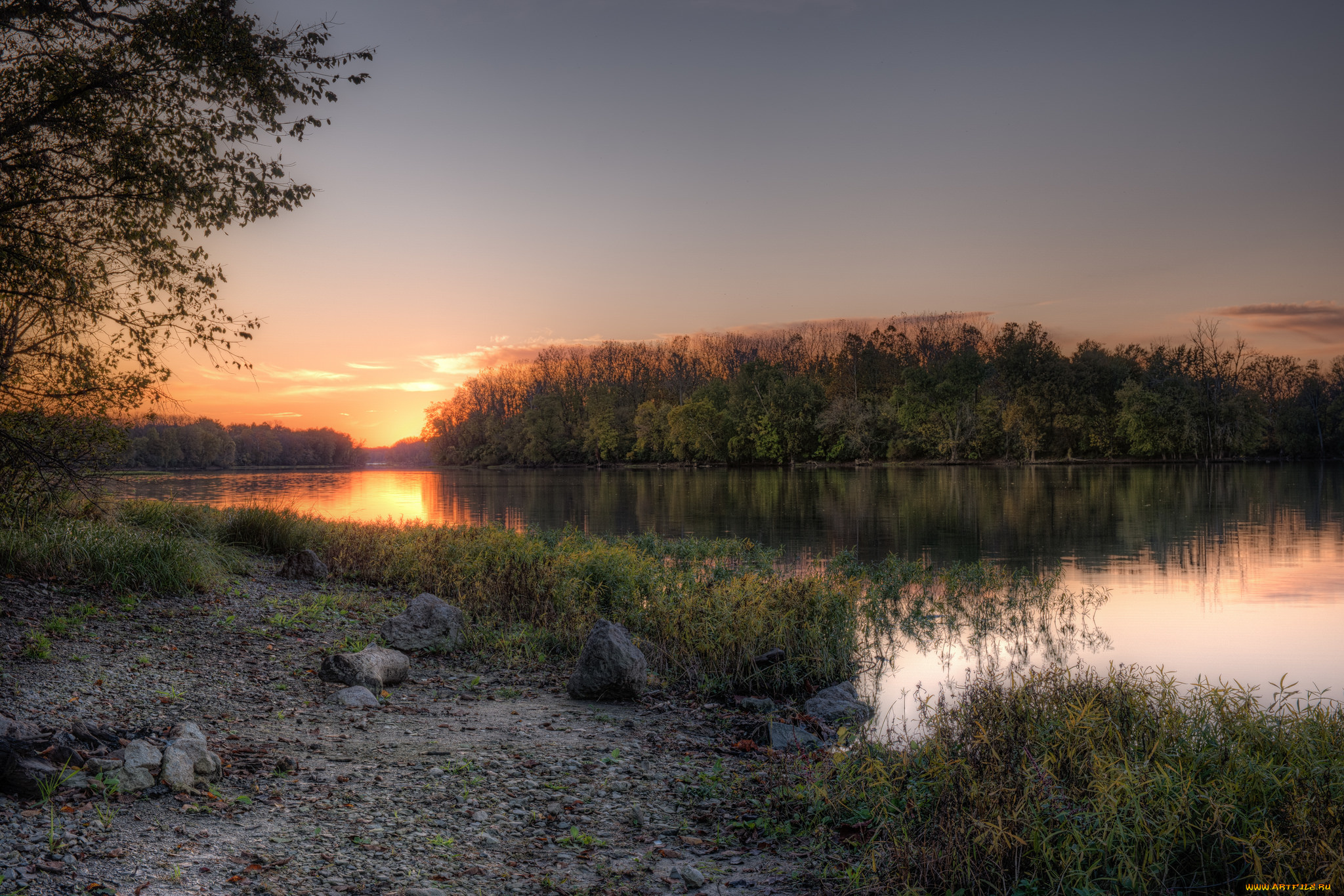 природа, реки, озера, простор