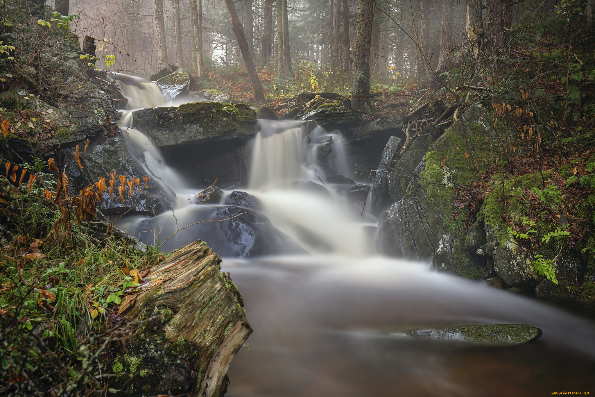 природа, водопады, простор