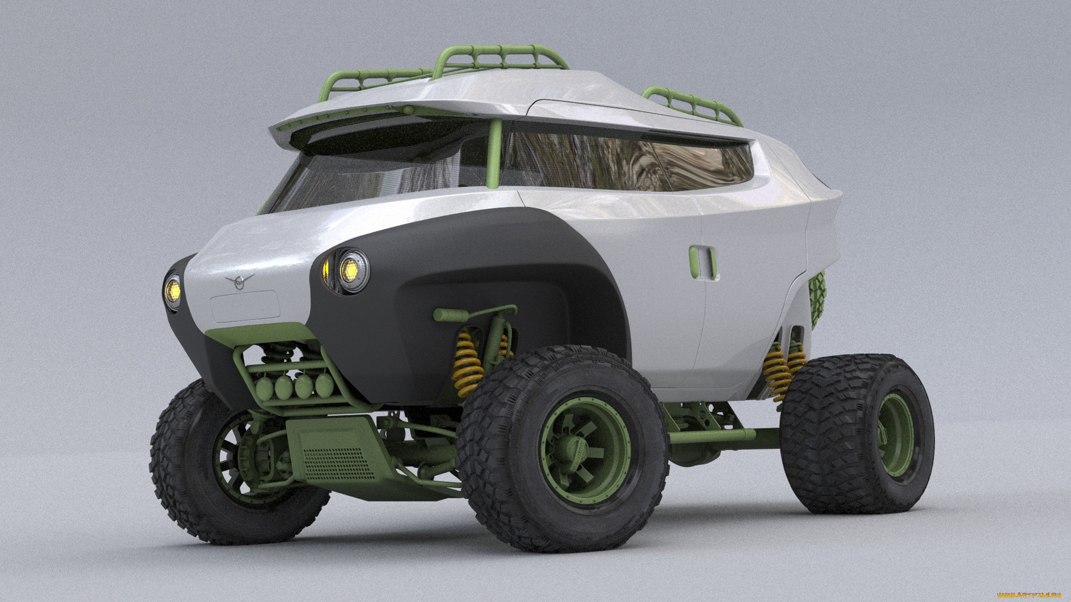 uaz, buhanka, concept, автомобили, 3д, concept, buhanka, uaz