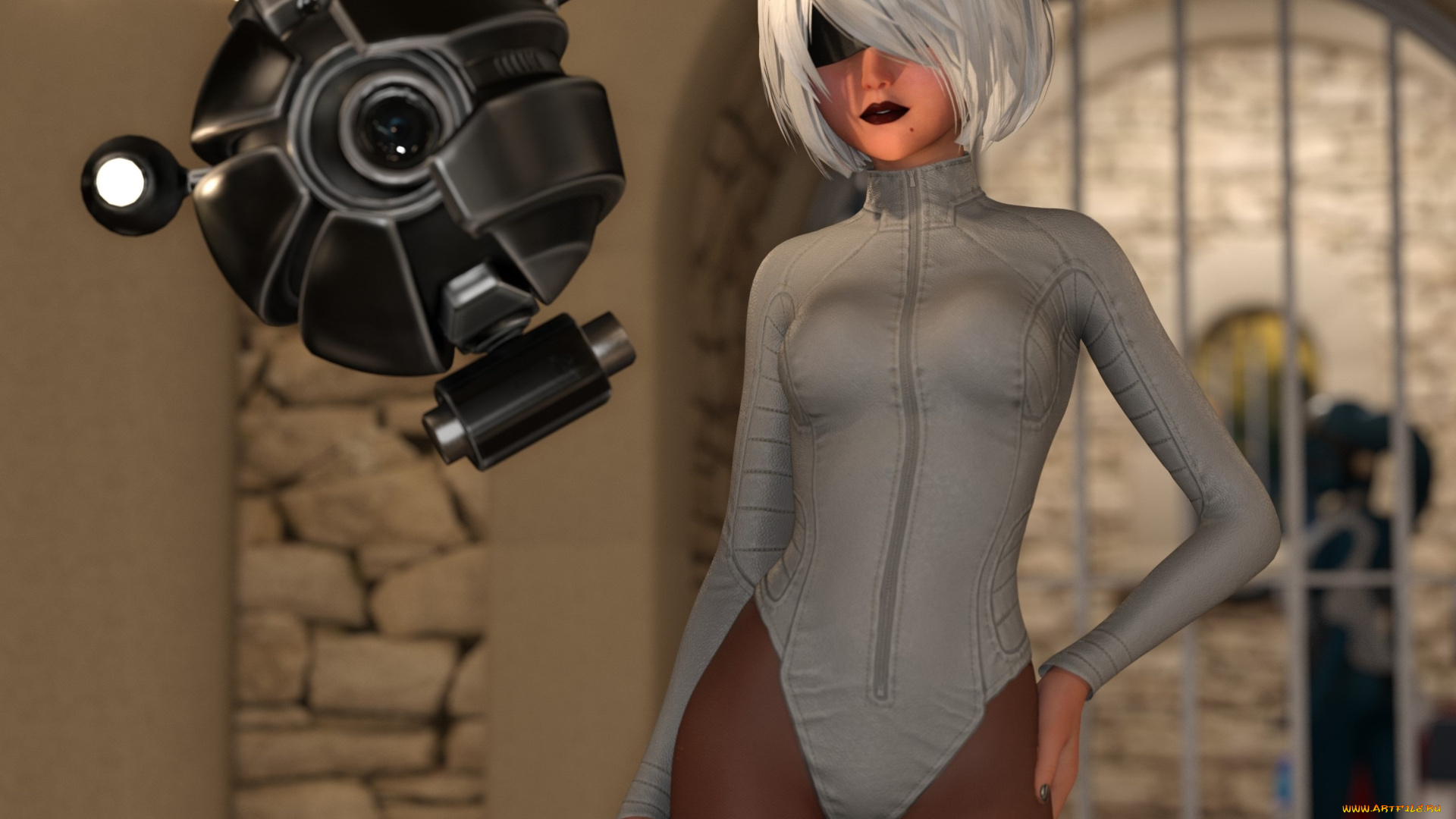 3д, графика, фантазия, , fantasy, фон, взгляд, девушка