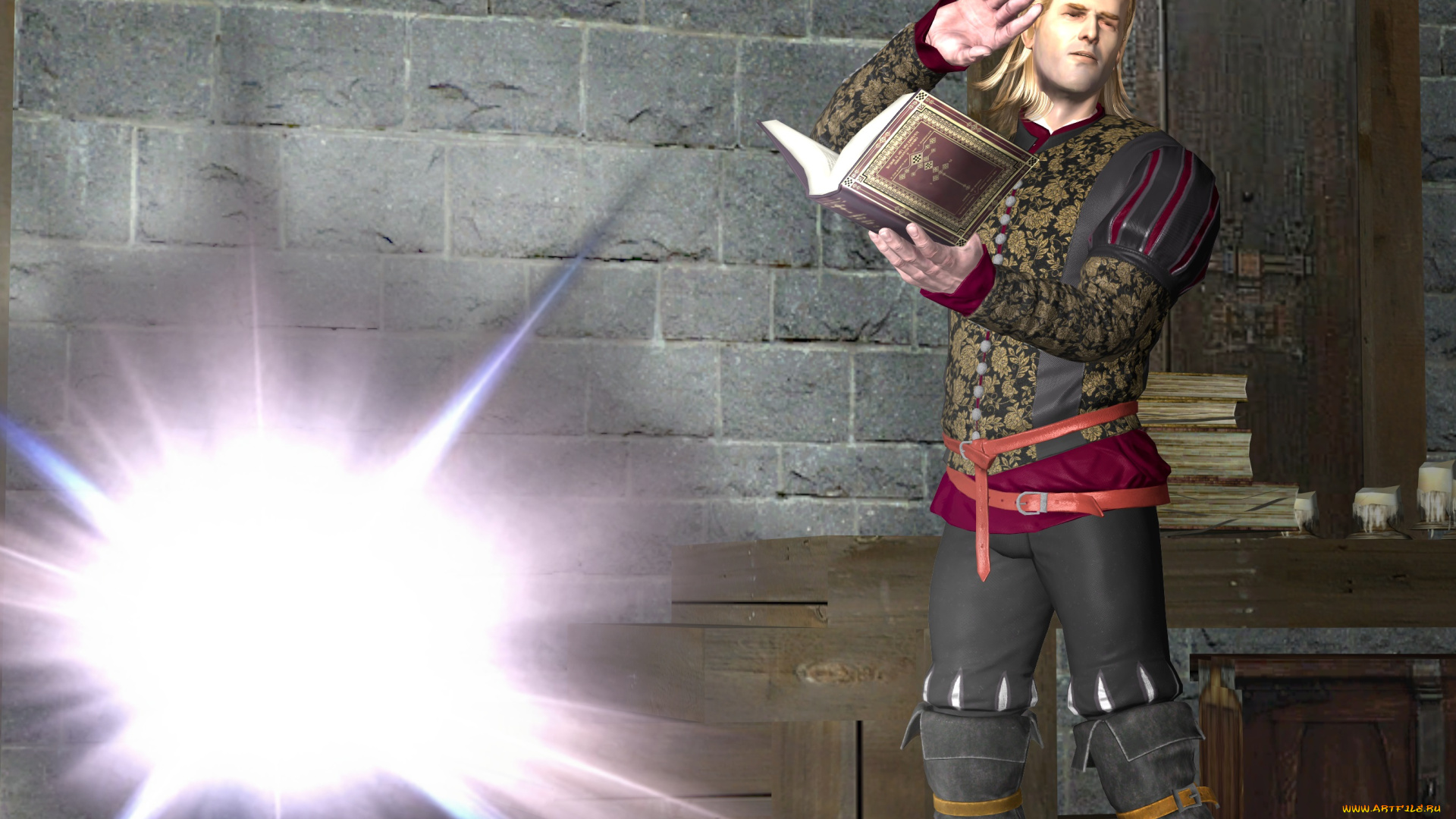 3д, графика, фантазия, , fantasy, мужчина, фон, взгляд