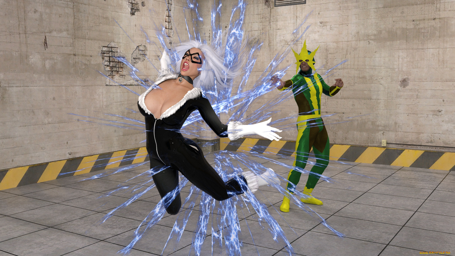 3д, графика, фантазия, , fantasy, взгляд, девушки, фон