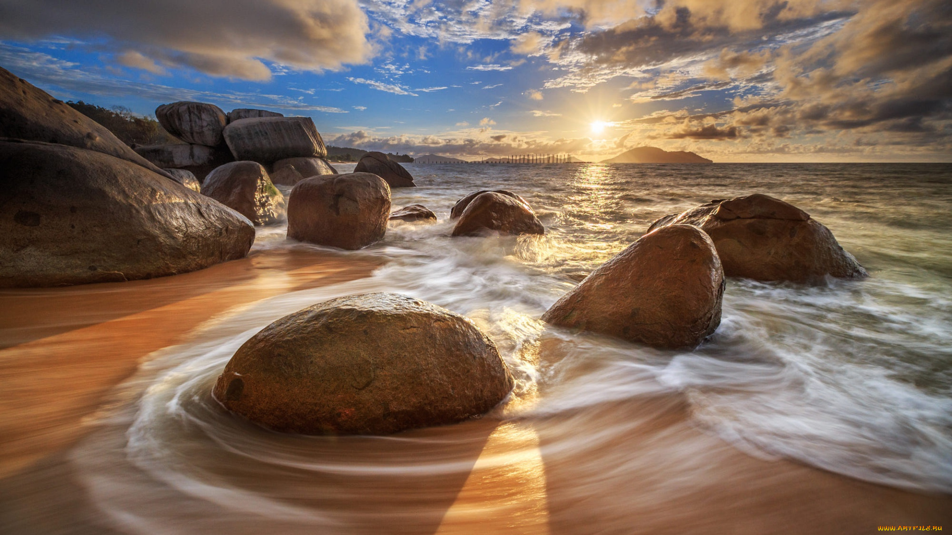 природа, восходы, закаты, закат