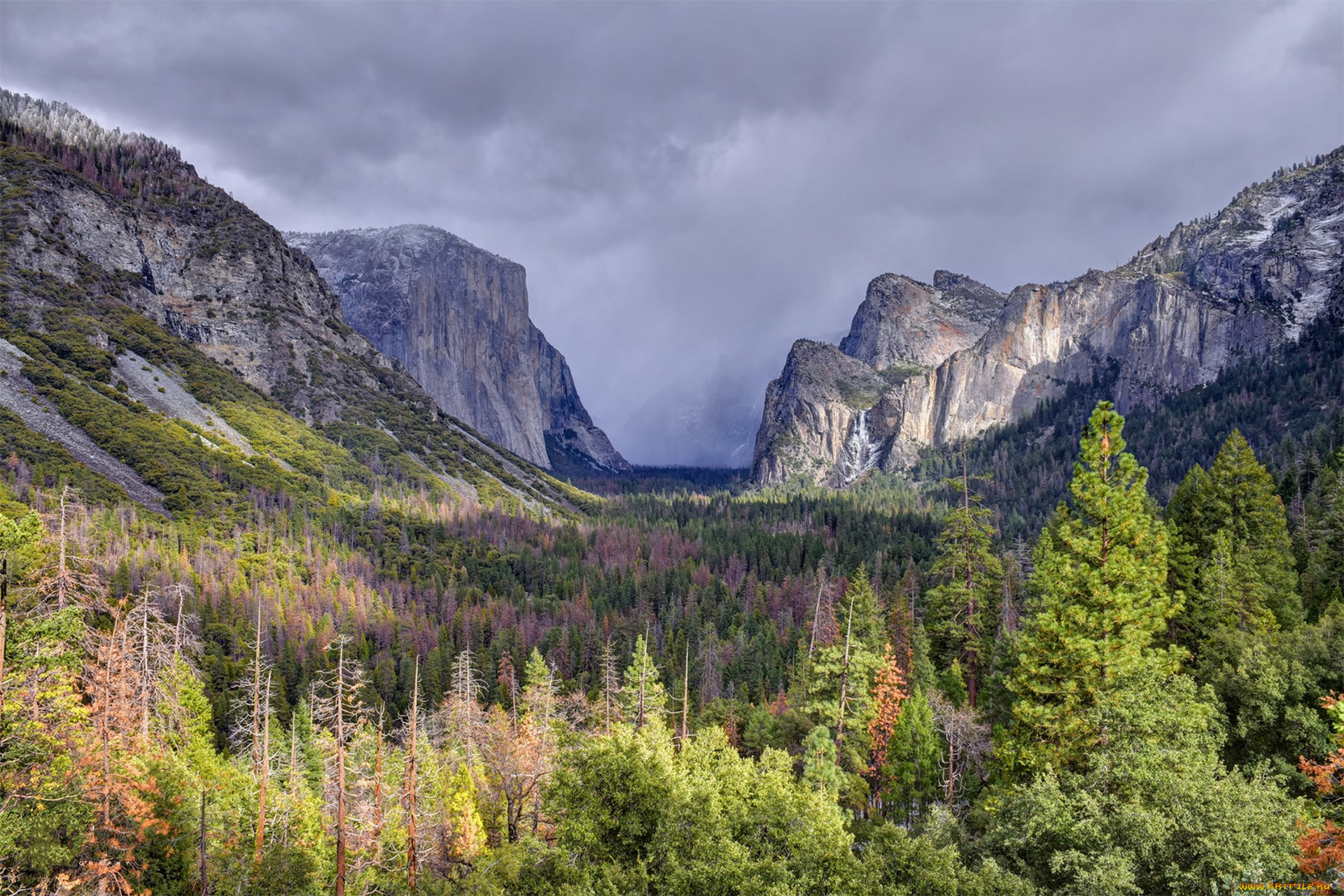 природа, горы, простор