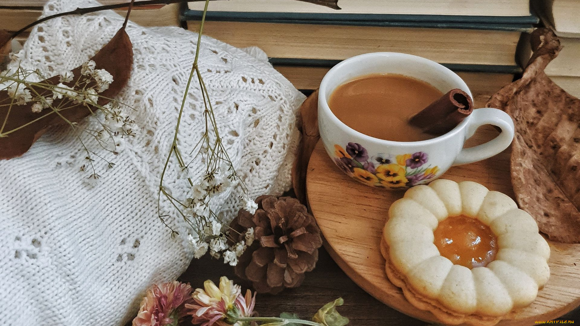 еда, кофе, , кофейные, зёрна, корица, печенье