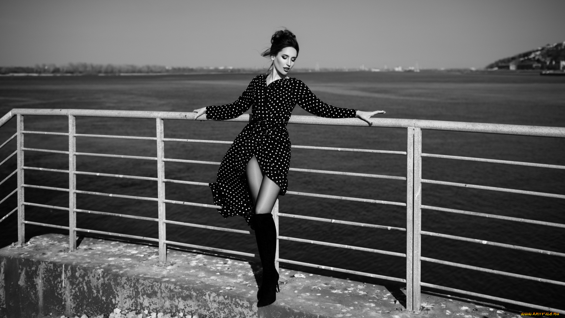 девушки, -, черно-белые, девушка, красивая, супер, секси, няша, нежная, классная, модница, лапочка, мадам