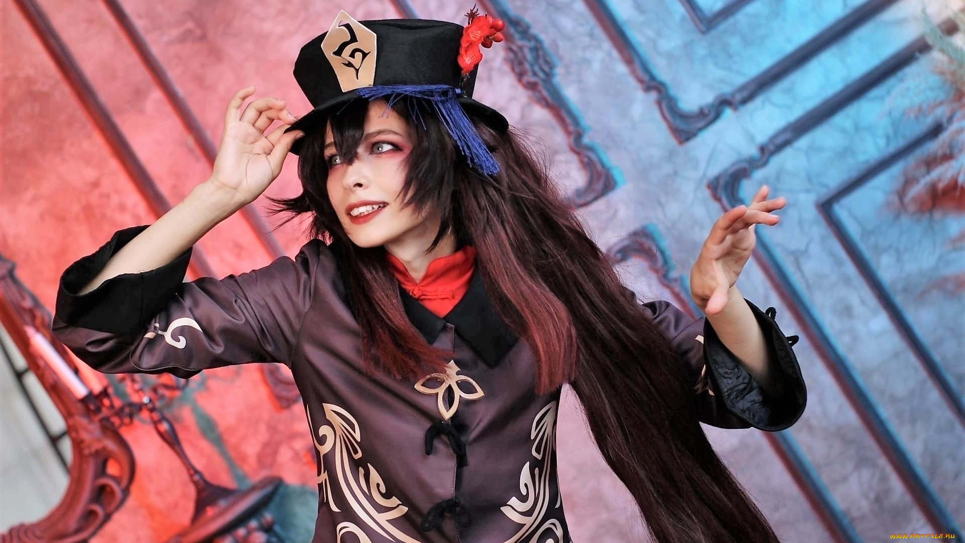 dabllme, девушки, -, креатив, , косплей, образ, костюм, шляпа