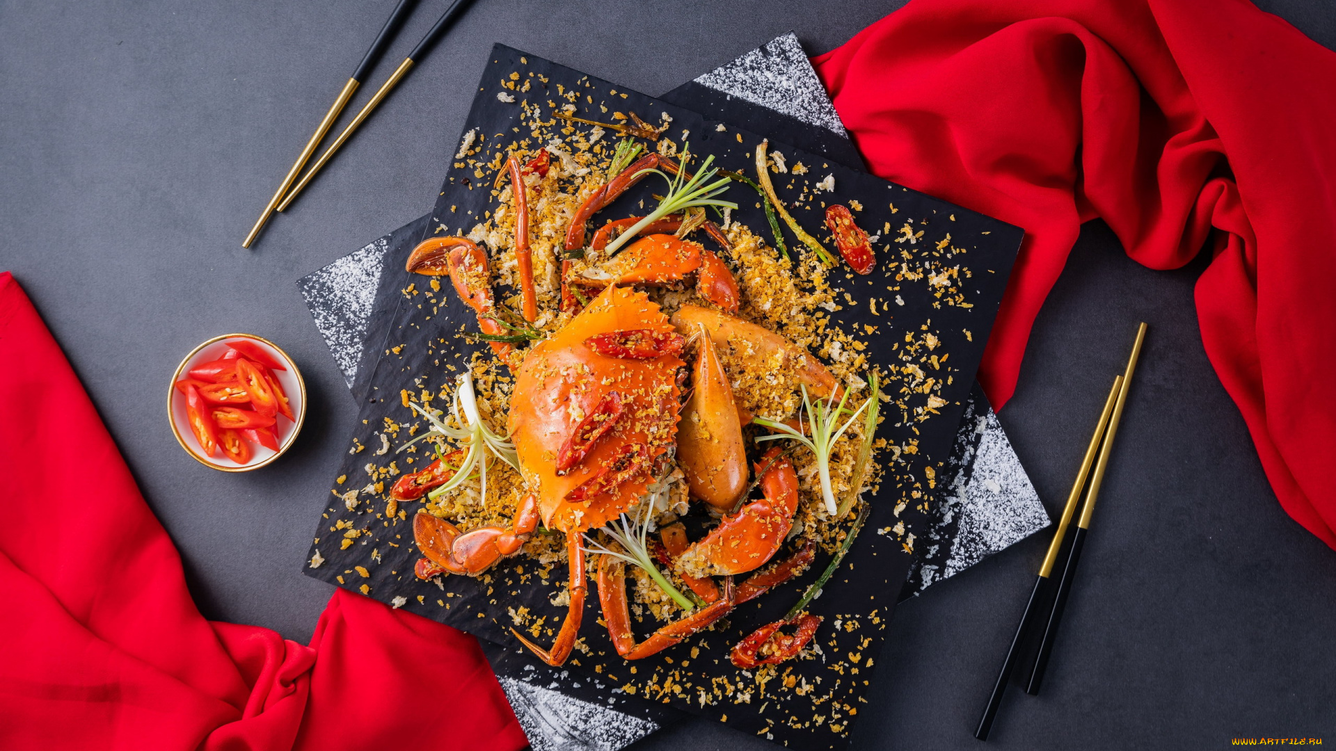 еда, рыбные, блюда, , с, морепродуктами, японская, кухня