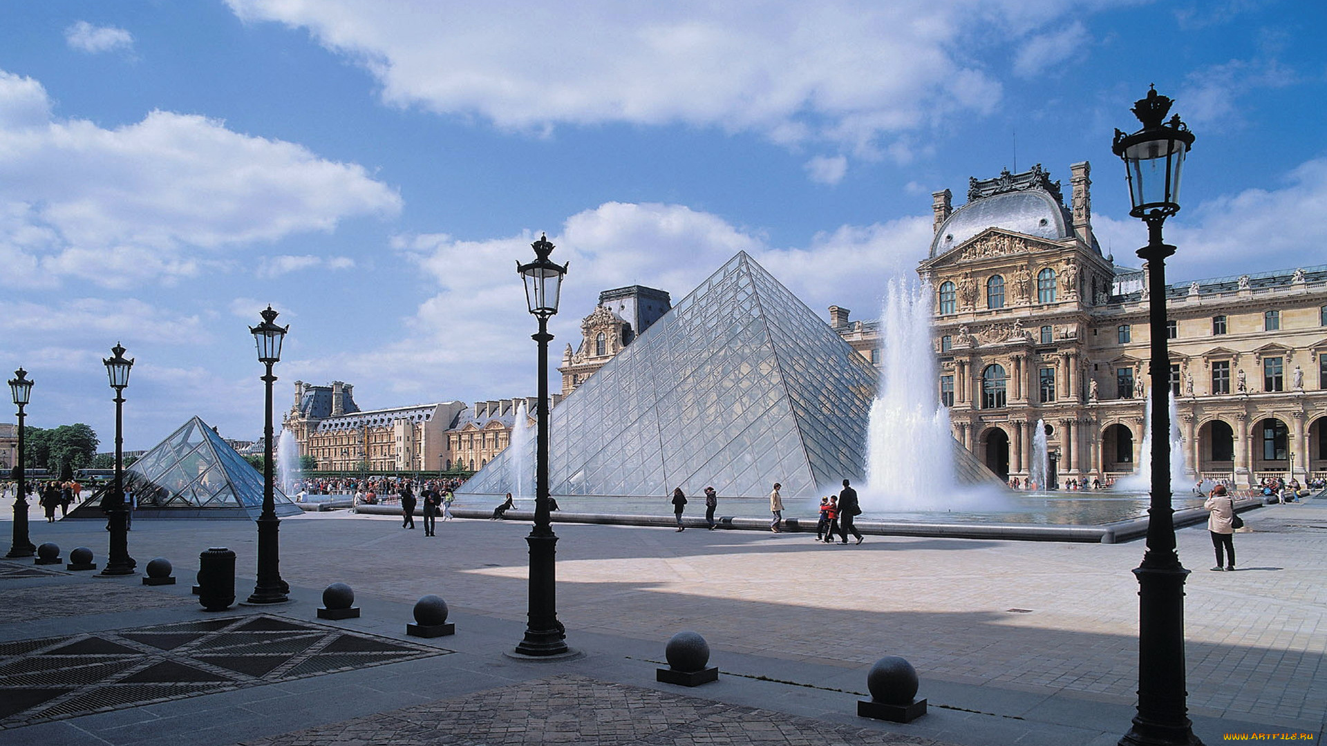 the, louvre, museum, города, париж, , франция, the, louvre, museum