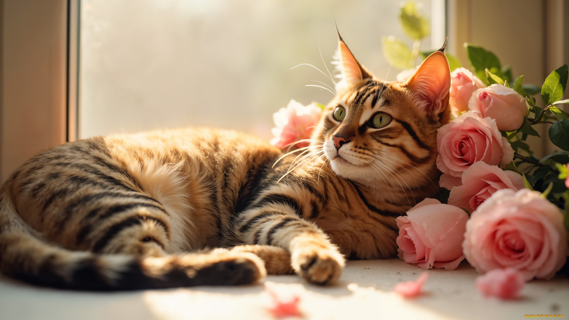 3д, графика, животные, , animals, кот, кошка