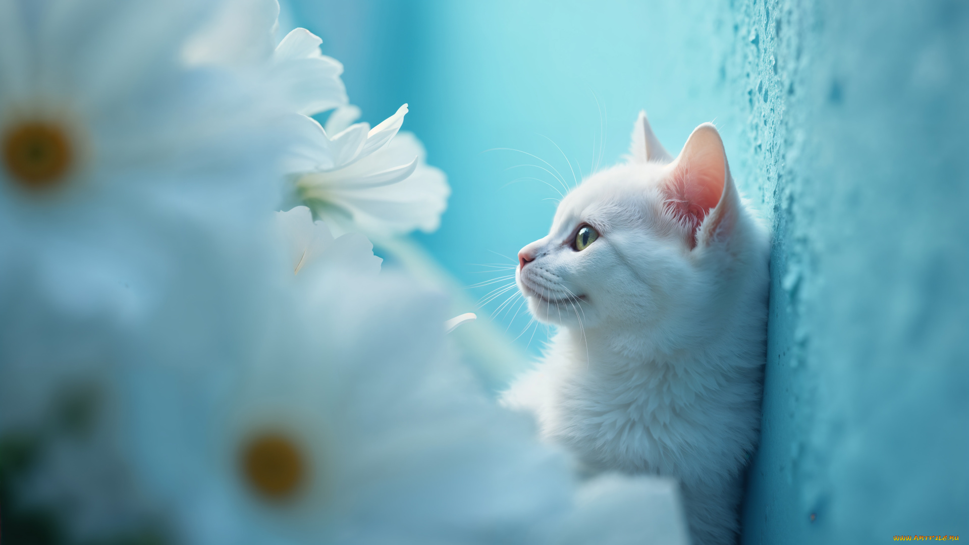 3д, графика, животные, , animals, кот, кошка