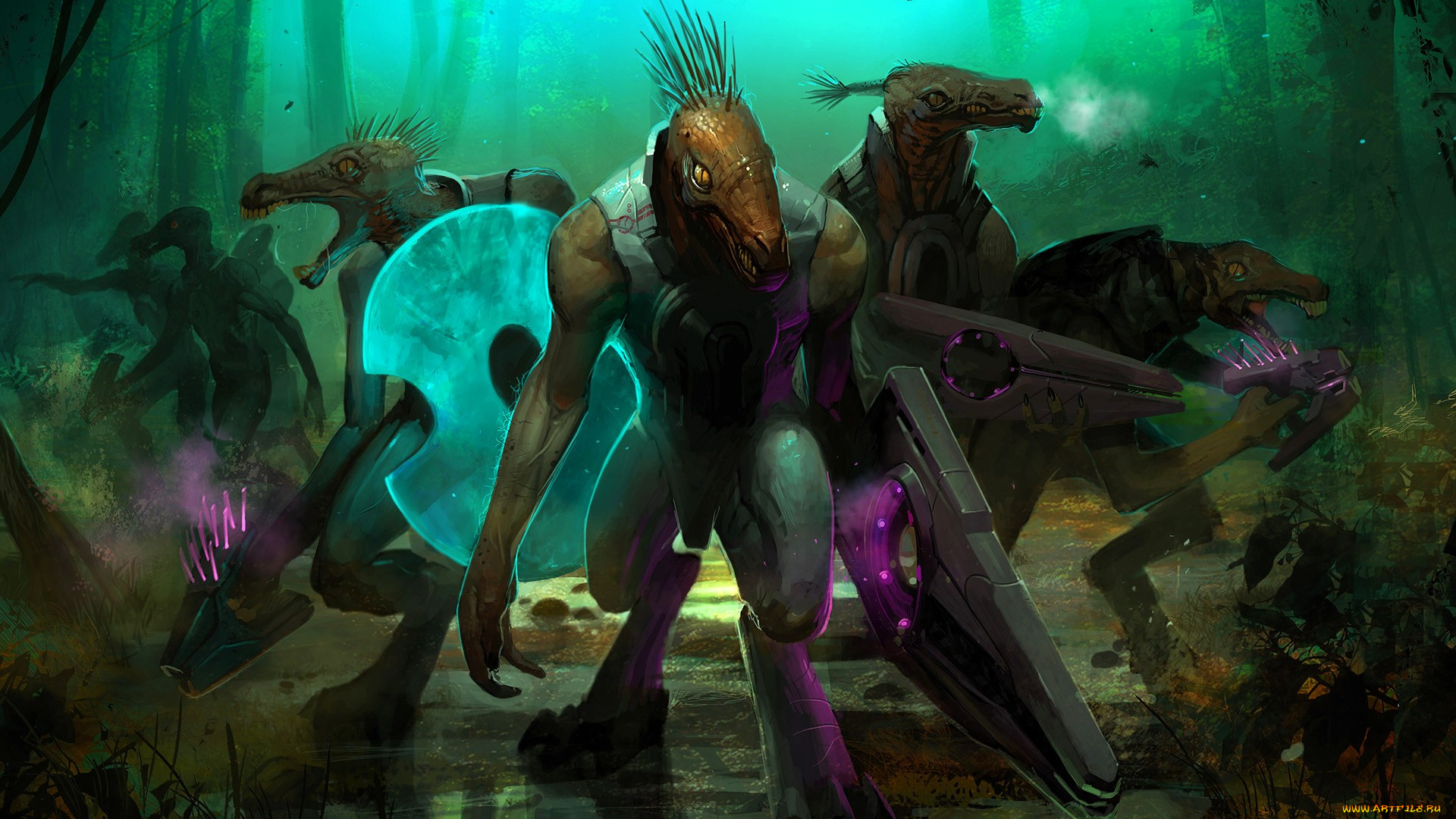 видео, игры, halo, wars, существа, оружие, щиты, магия