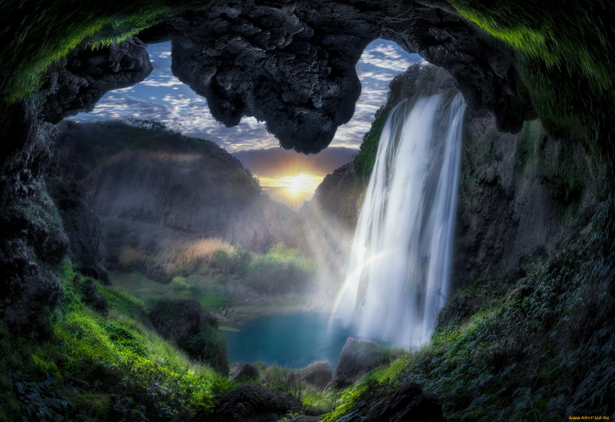 разное, компьютерный, дизайн, пейзаж