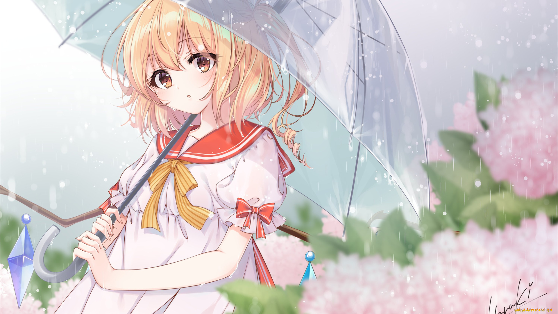 аниме, touhou, девушка