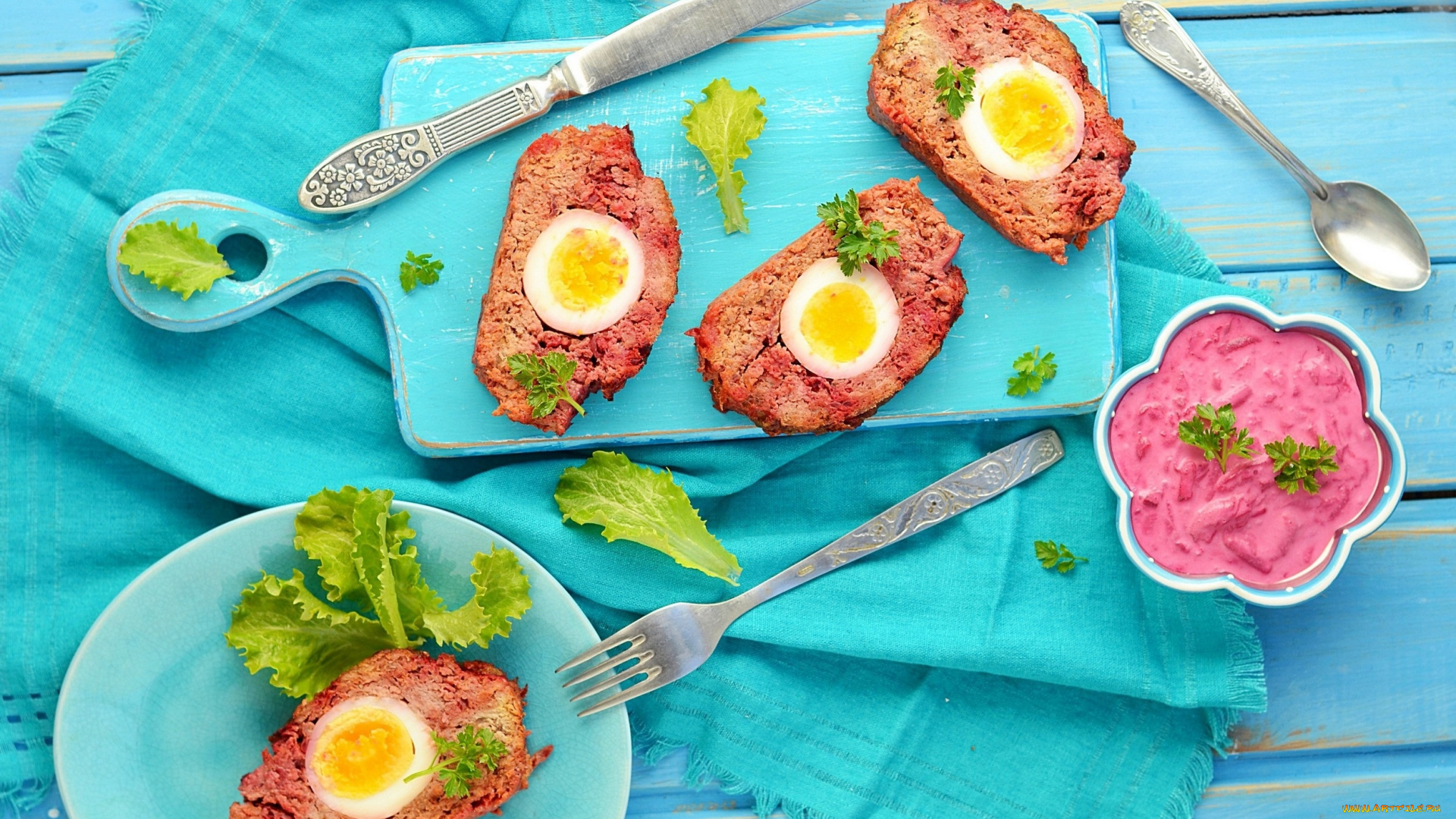 еда, мясные, блюда, рулет