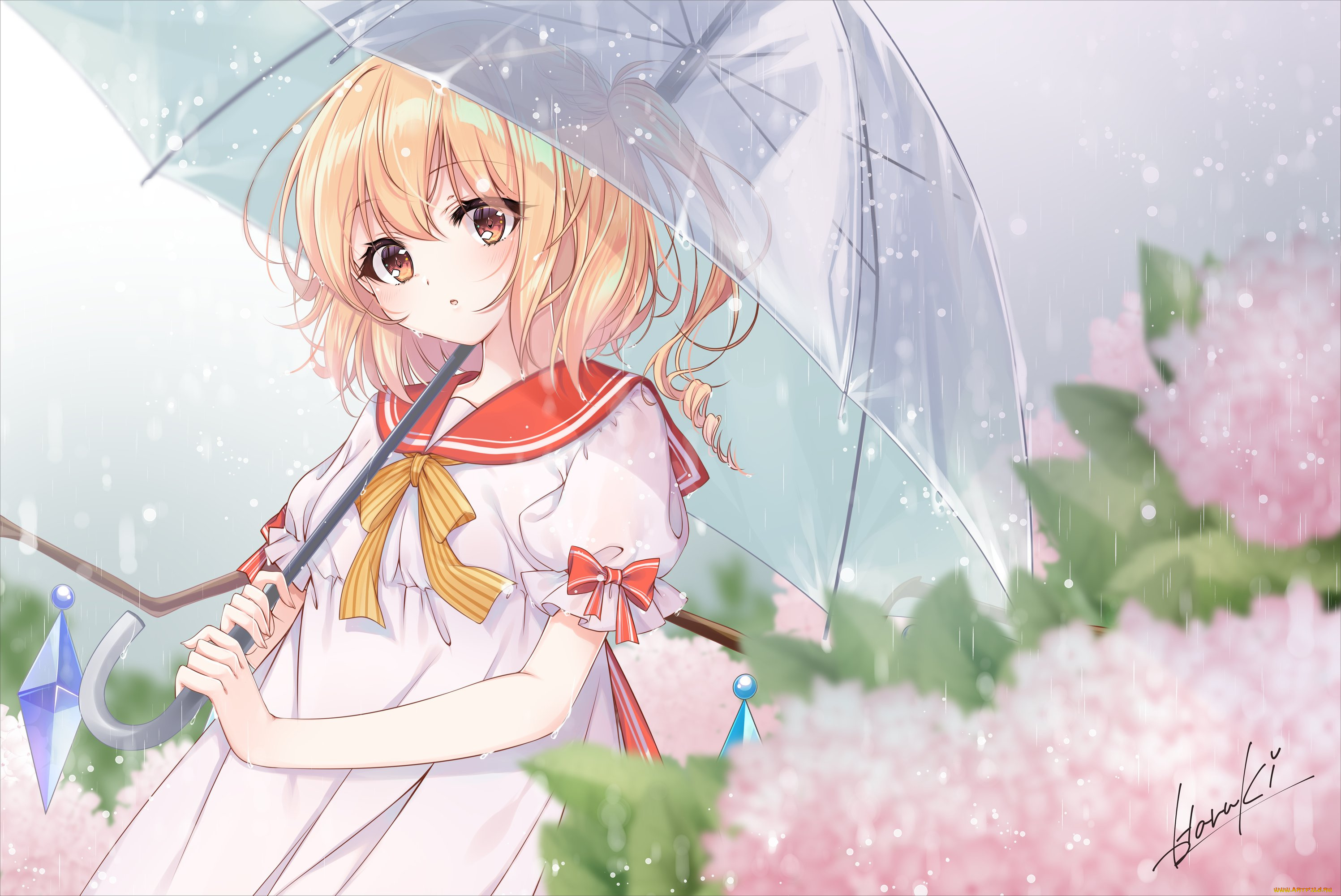 аниме, touhou, девушка